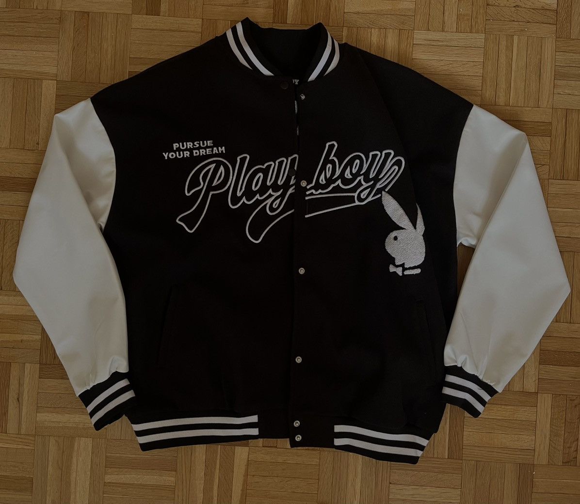 Playboy Vintage Playboy Varsity Jacket Grailed