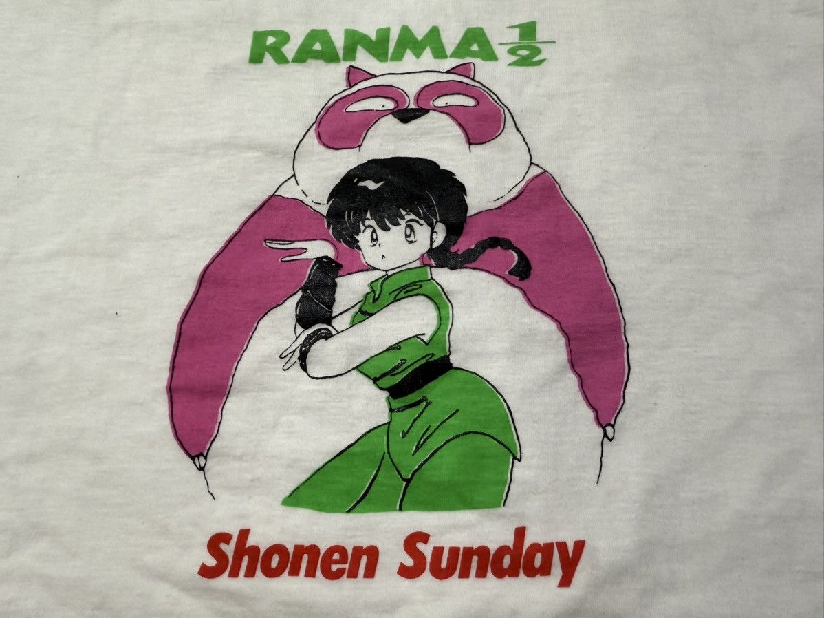 Vintage Vintage 90s Ranma 1/2 Paradise Cafe T Shirt Anime Size US L / EU 52-54 / 3 - 4 Thumbnail