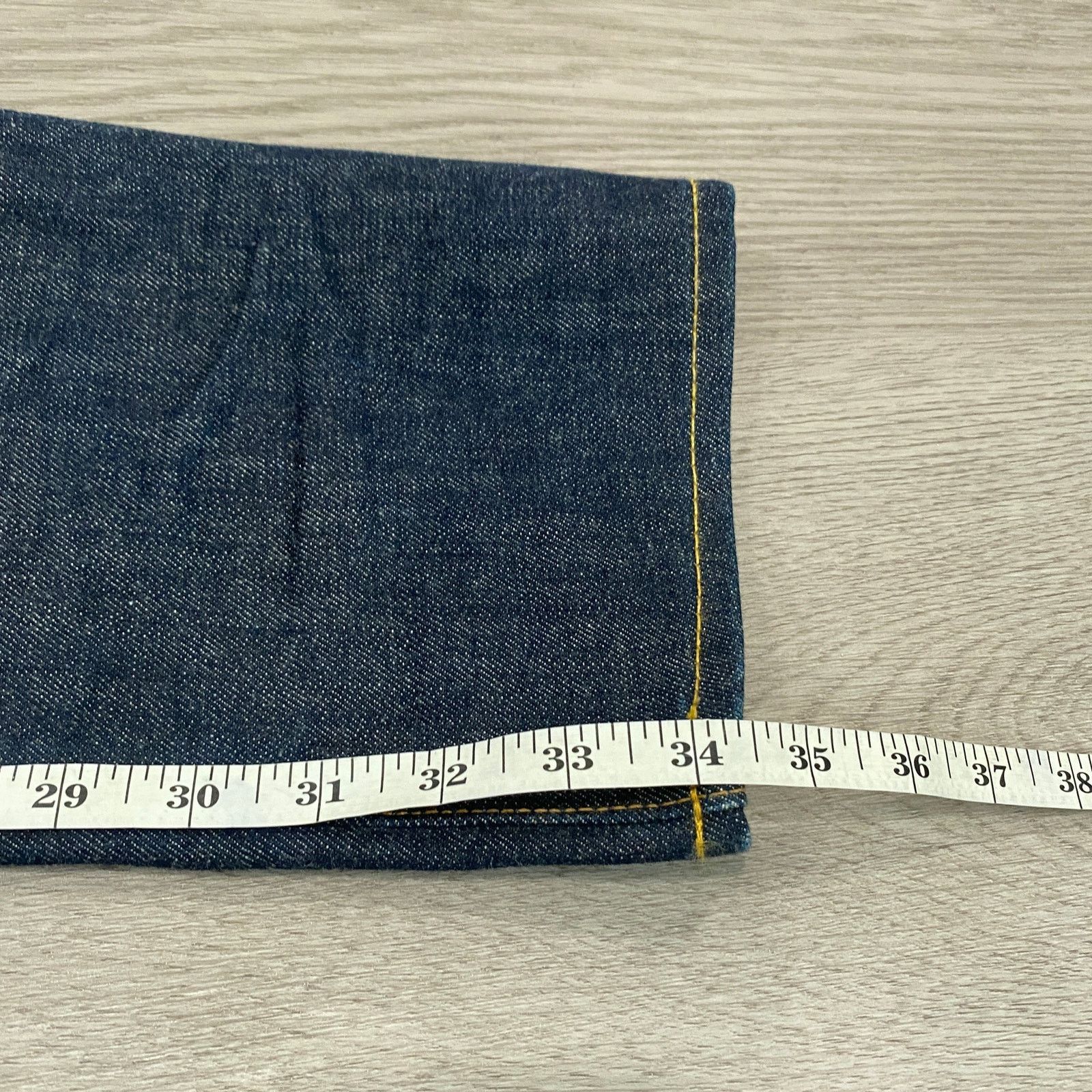 Ralph Lauren Double RL RRL Slim Narrow Shuttle Woven Selvedge Jeans 31x32 Size US 31 - 9 Thumbnail