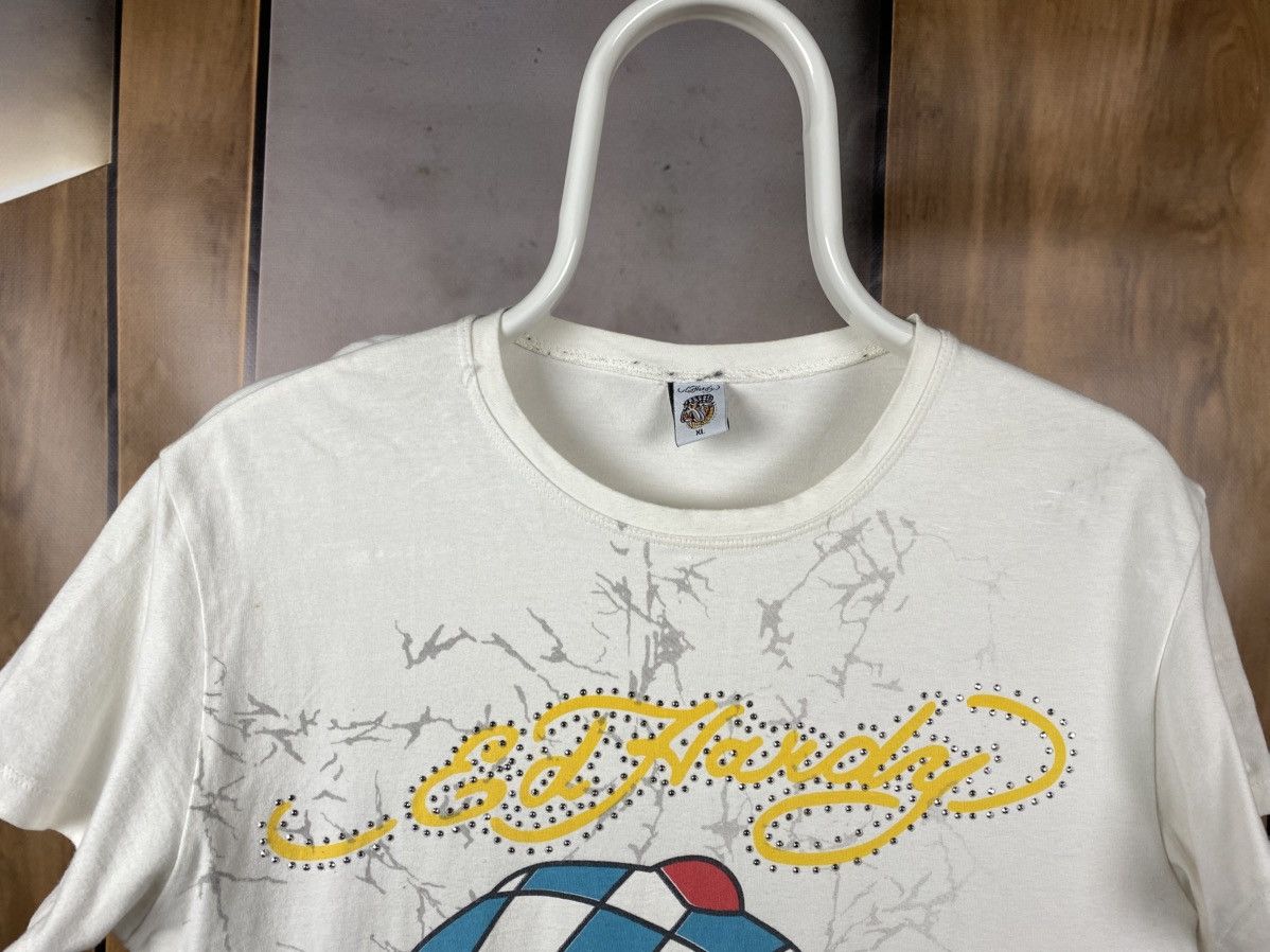 Ed Hardy 🐶Vintage T-Shirt Ed Hardy Big Logo Art Taty Tee🐶 Size XL / US 12-14 / IT 48-50 - 6 Thumbnail