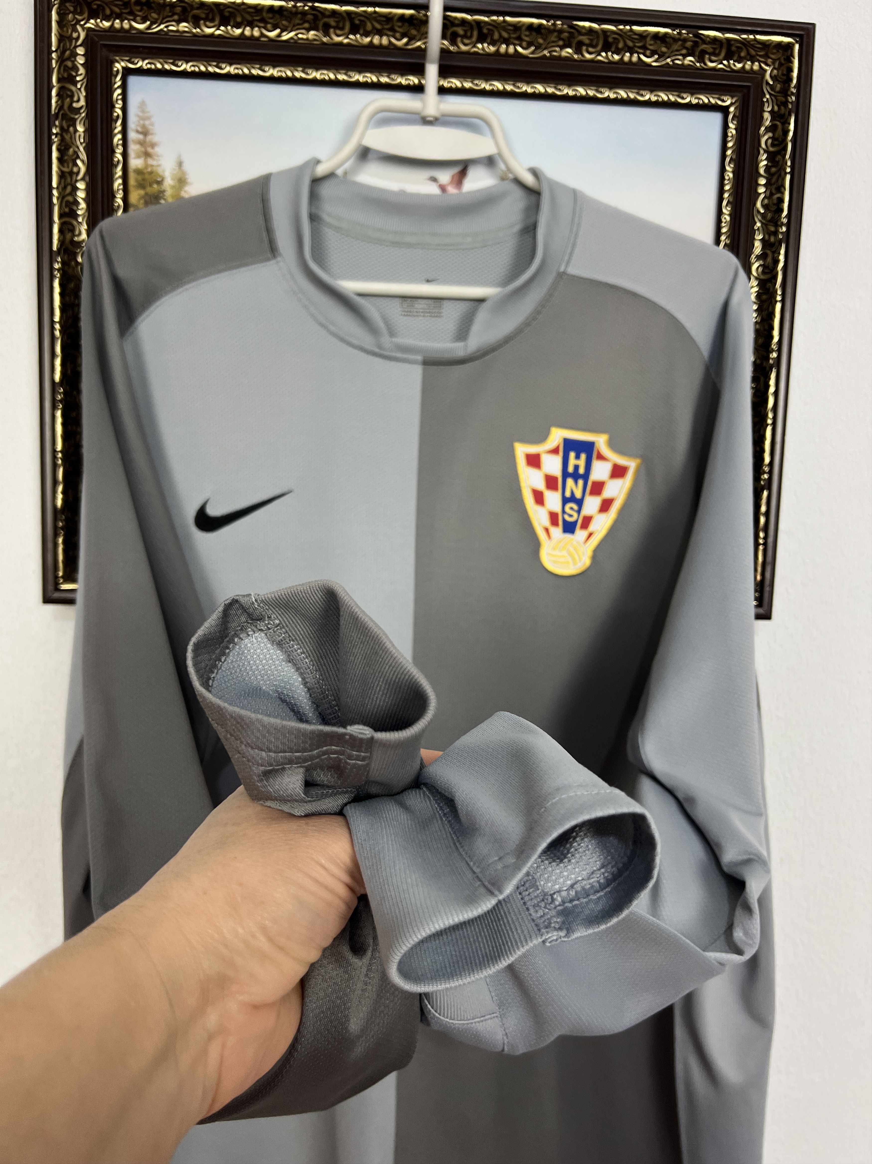 Nike Croatia Goalkeeper football shirt 2006 Soccer Jersey Trikot Size US XL / EU 56 / 4 - 4 Thumbnail