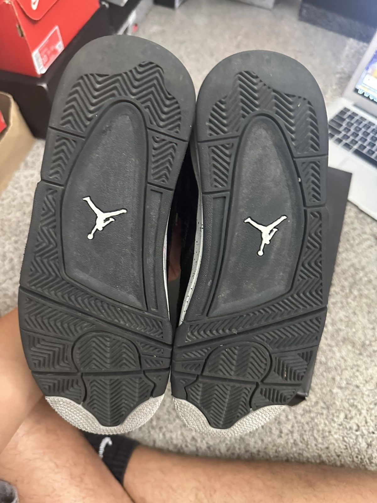 Jordan Brand Air jordan 4 oreo LS - size 8 Size US 8 / EU 41 - 4 Thumbnail