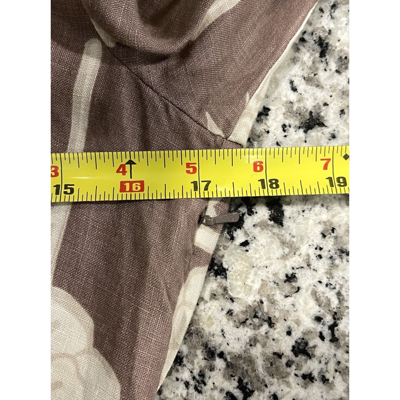 Boden Boden Dress Floral Linen A-Line 3/4 Sleeve Brown Cream Size 8 Womens Size M / US 6-8 / IT 42-44 - 5 Thumbnail