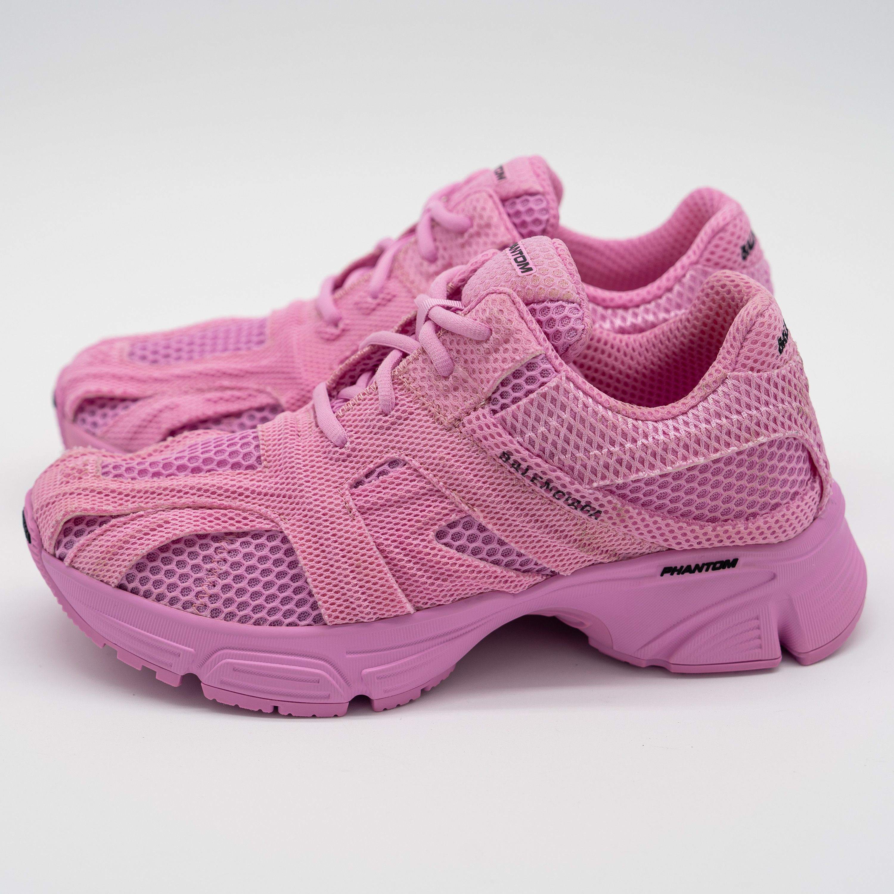 Balenciaga 38 EU / 8 US Balenciaga Phantom Sneakers Pink Mesh Size US 8 / IT 38 - 4 Thumbnail
