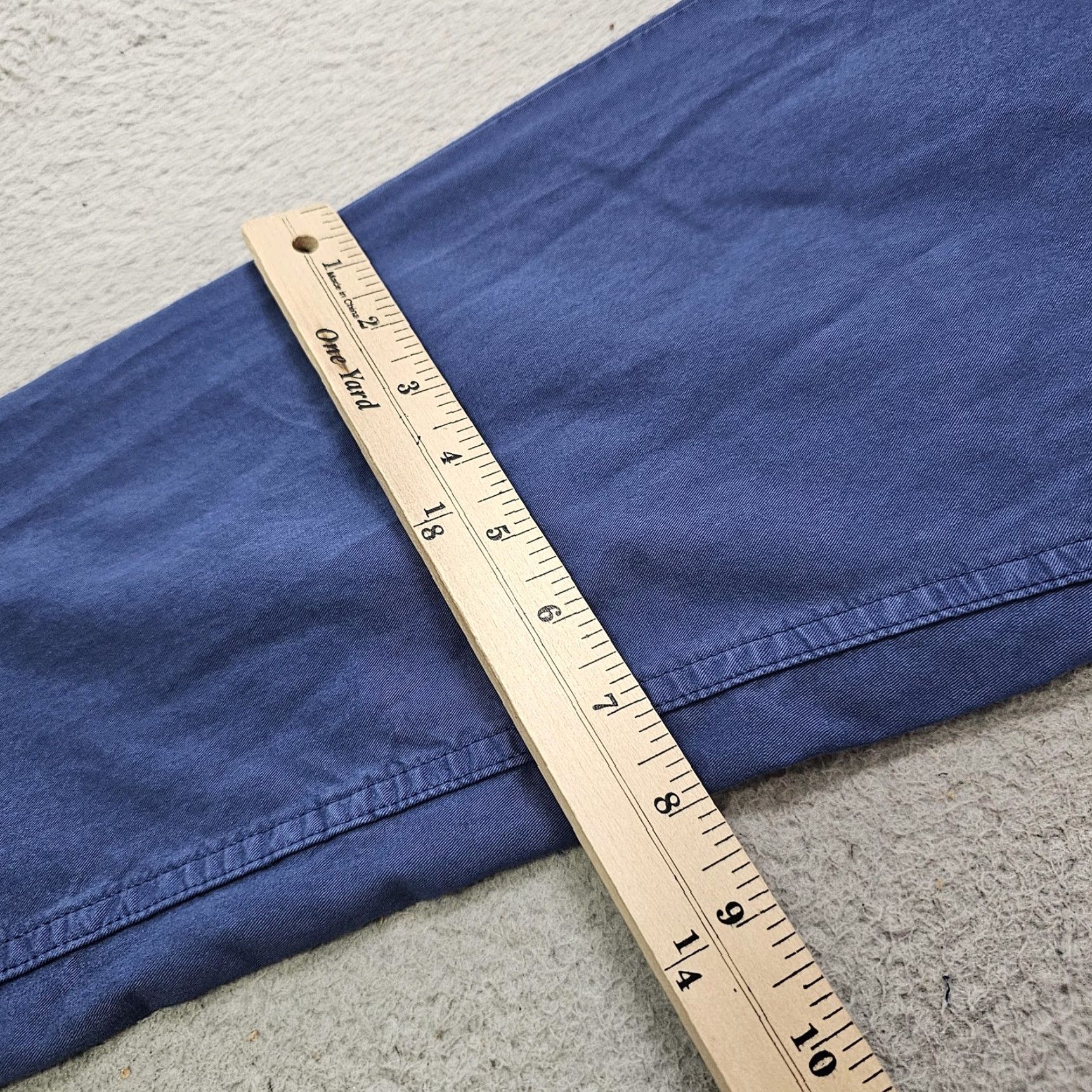Norse Projects Norse Projects Pants Mens 28 Slim Light Twill AROS Chinos Blue Button Fly Casual Size US 28 / EU 44 - 6 Thumbnail