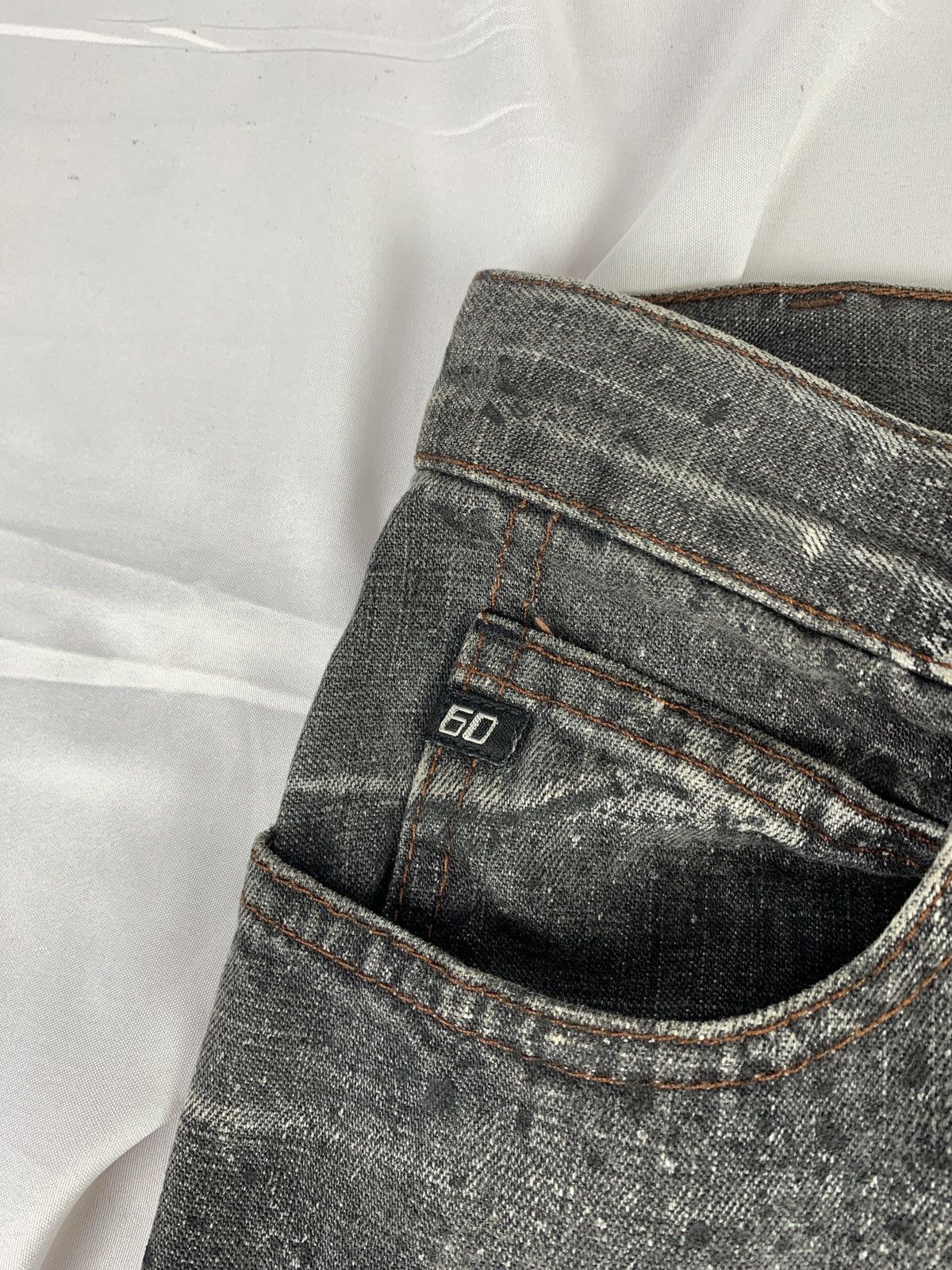 Miss Sixty Miss Sixty Studded Eyelete Splatter Bootcut Jeans Pants Size 31" - 9 Thumbnail