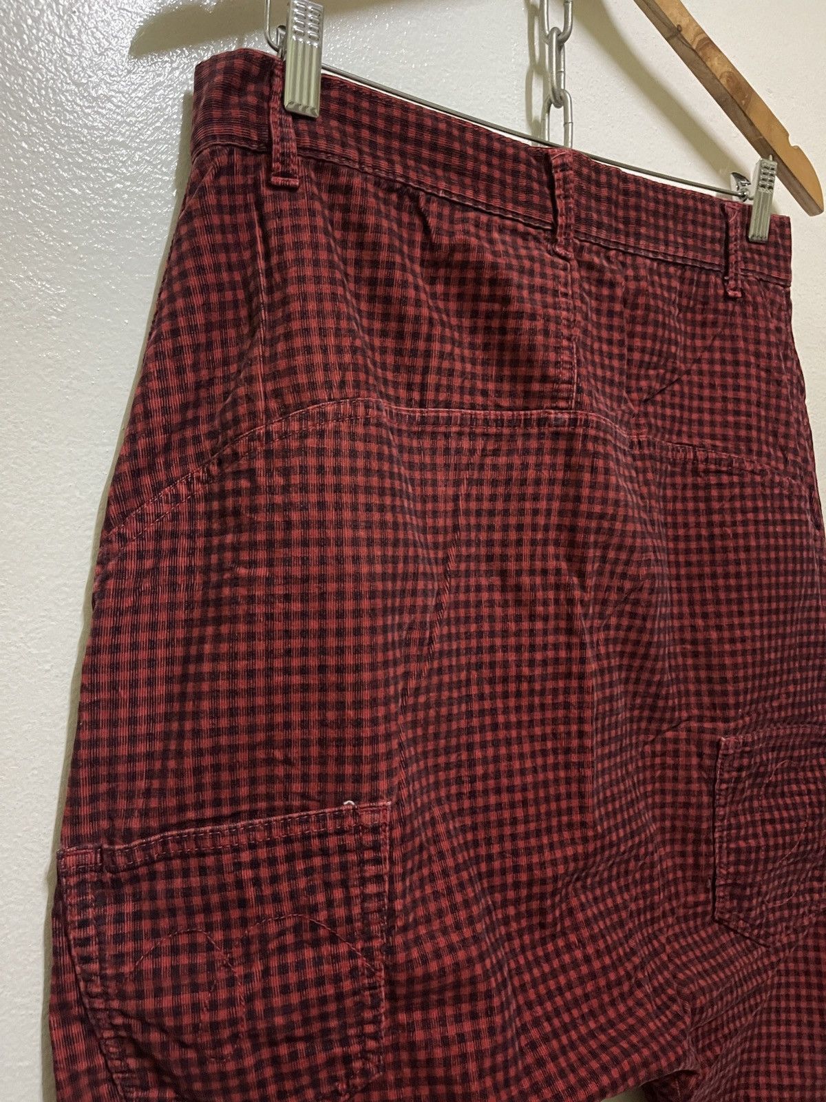 Issey Miyake × mercibeaucoup Mercibeaucoup Red Velvet Carrot Pants Size 31" - 10 Thumbnail
