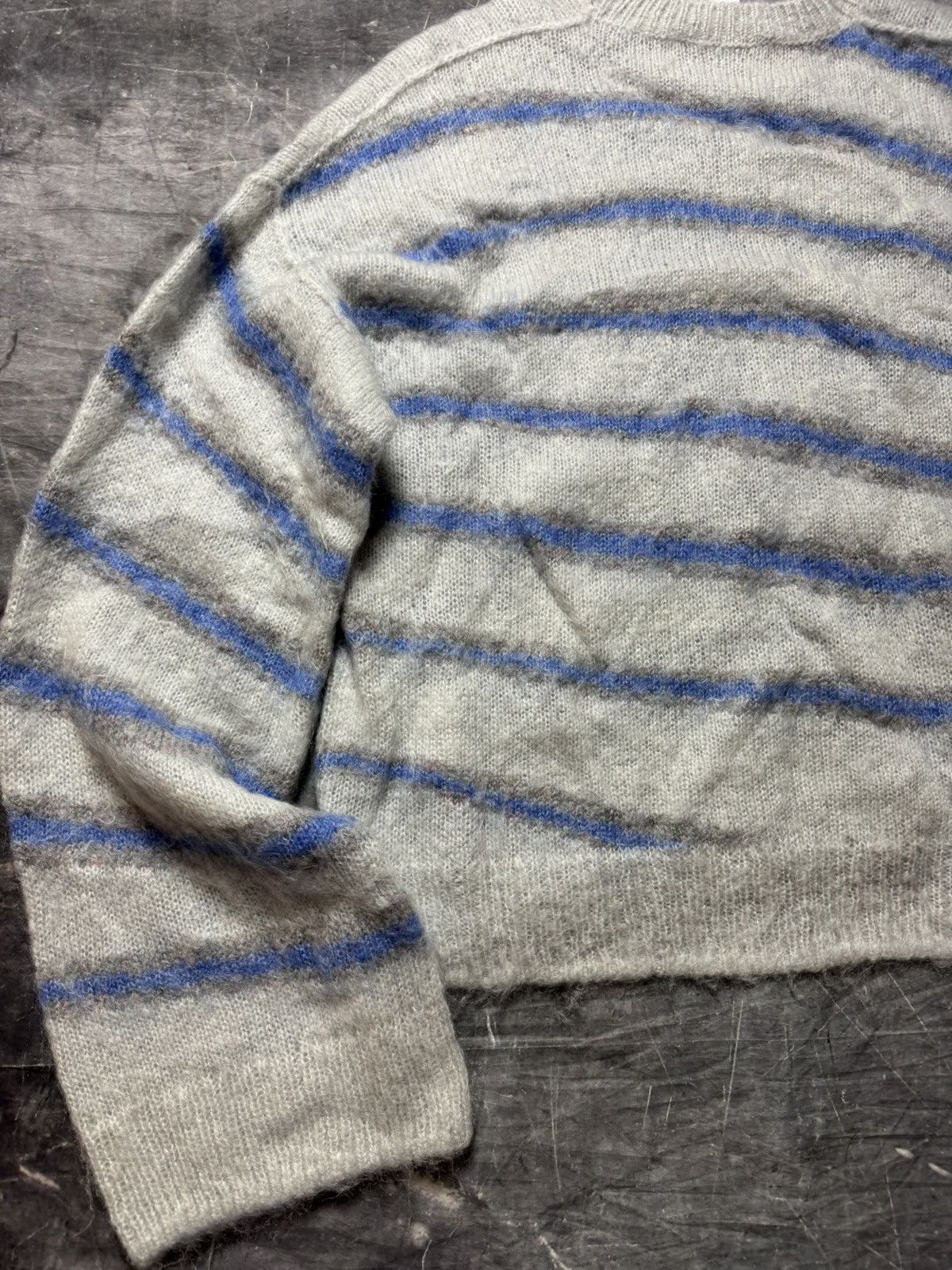 Acne Studios Acne Studios Mohair Striped Sweater Size US XL / EU 56 / 4 - 7 Thumbnail