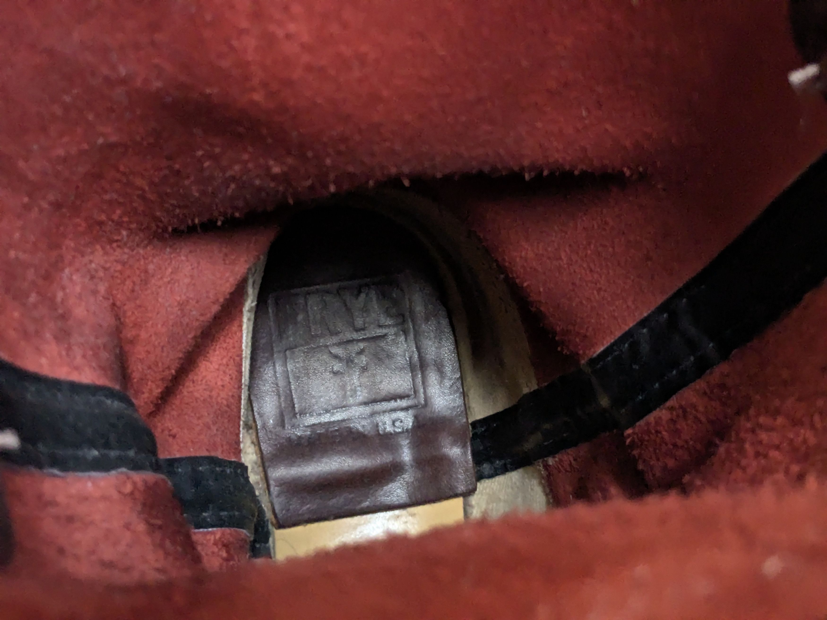 Frye Frye Harness Red Leather 7.5 Leather Buckle Punk Size US 7.5 / EU 40-41 - 7 Thumbnail