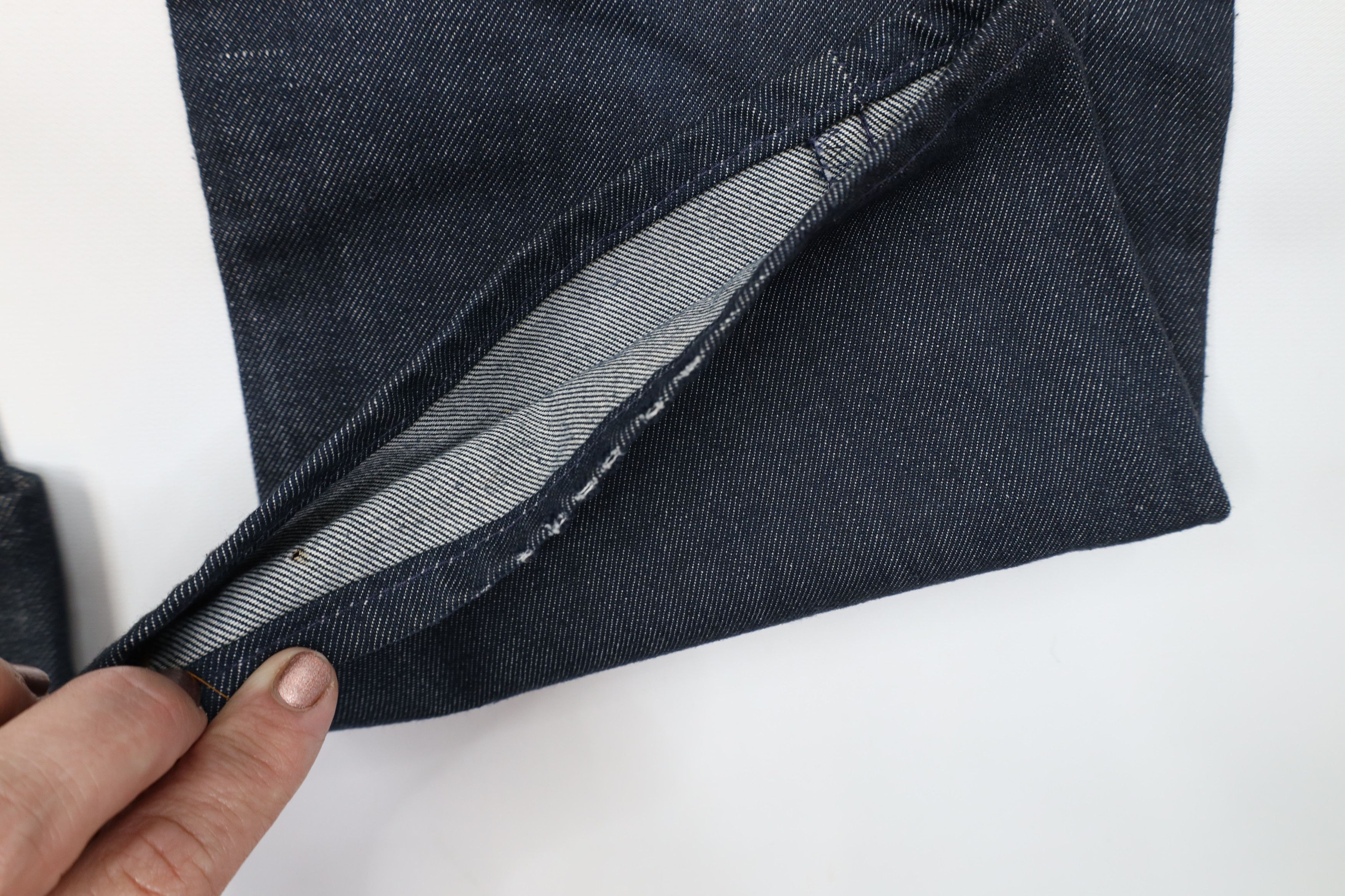 Vintage Vintage 70s Streetwear Wide Leg Denim Jeans Indigo Blue USA Size US 28 / EU 44 - 7 Thumbnail