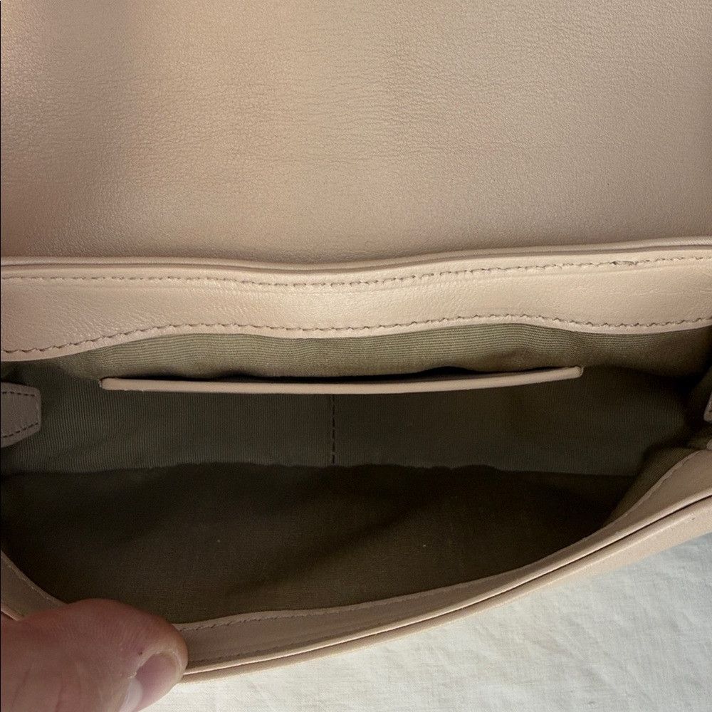 Alexander McQueen McQueen Mini T-Bar Leather Shoulder Crossbody Bag – Blush P Size ONE SIZE - 8 Thumbnail