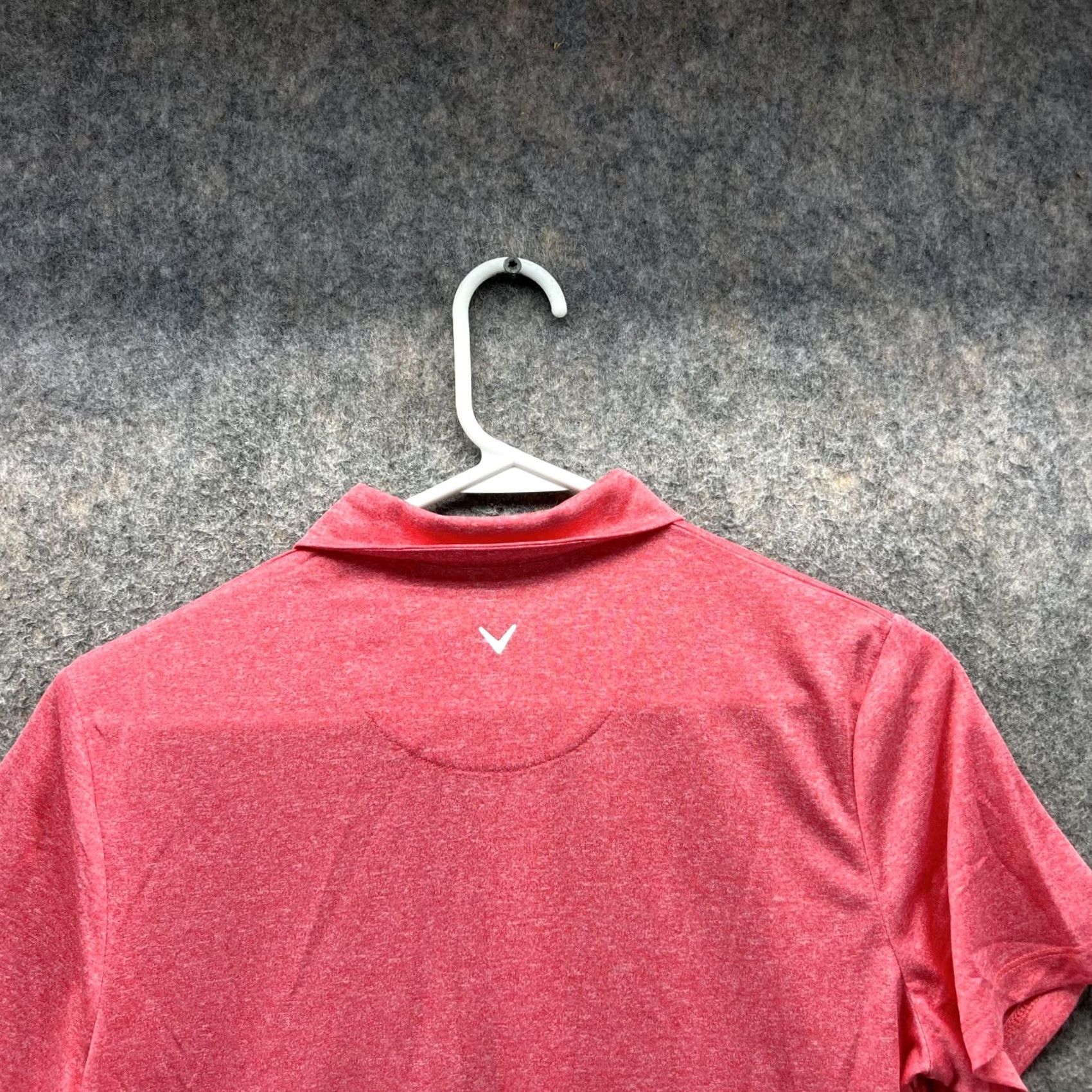 Callaway Callaway Polo Shirt Women Medium Pink Athletic Knit Polyester Short Sleeve Polo Shirt Utility: Casual, Travel, Party/Cocktail, All Seasons Womens Size M / US 6-8 / IT 42-44 - 3 Thumbnail