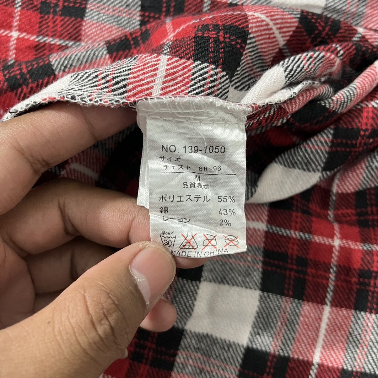 Japanese Brand IN THE ATTIC Plaid Flanel Shirt ifsix gothic style Size US M / EU 48-50 / 2 - 8 Thumbnail