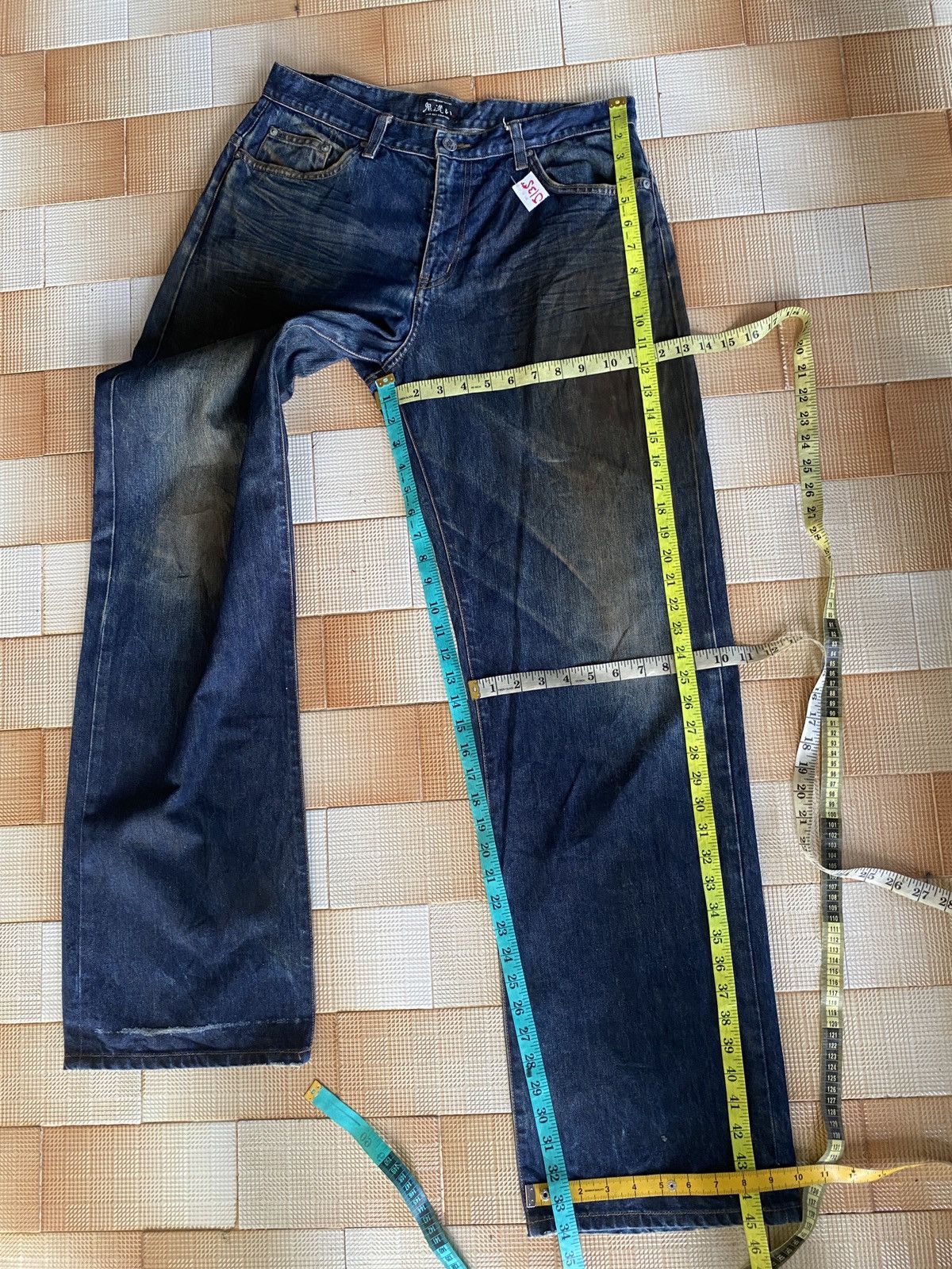 Vintage blue way straight cut denim