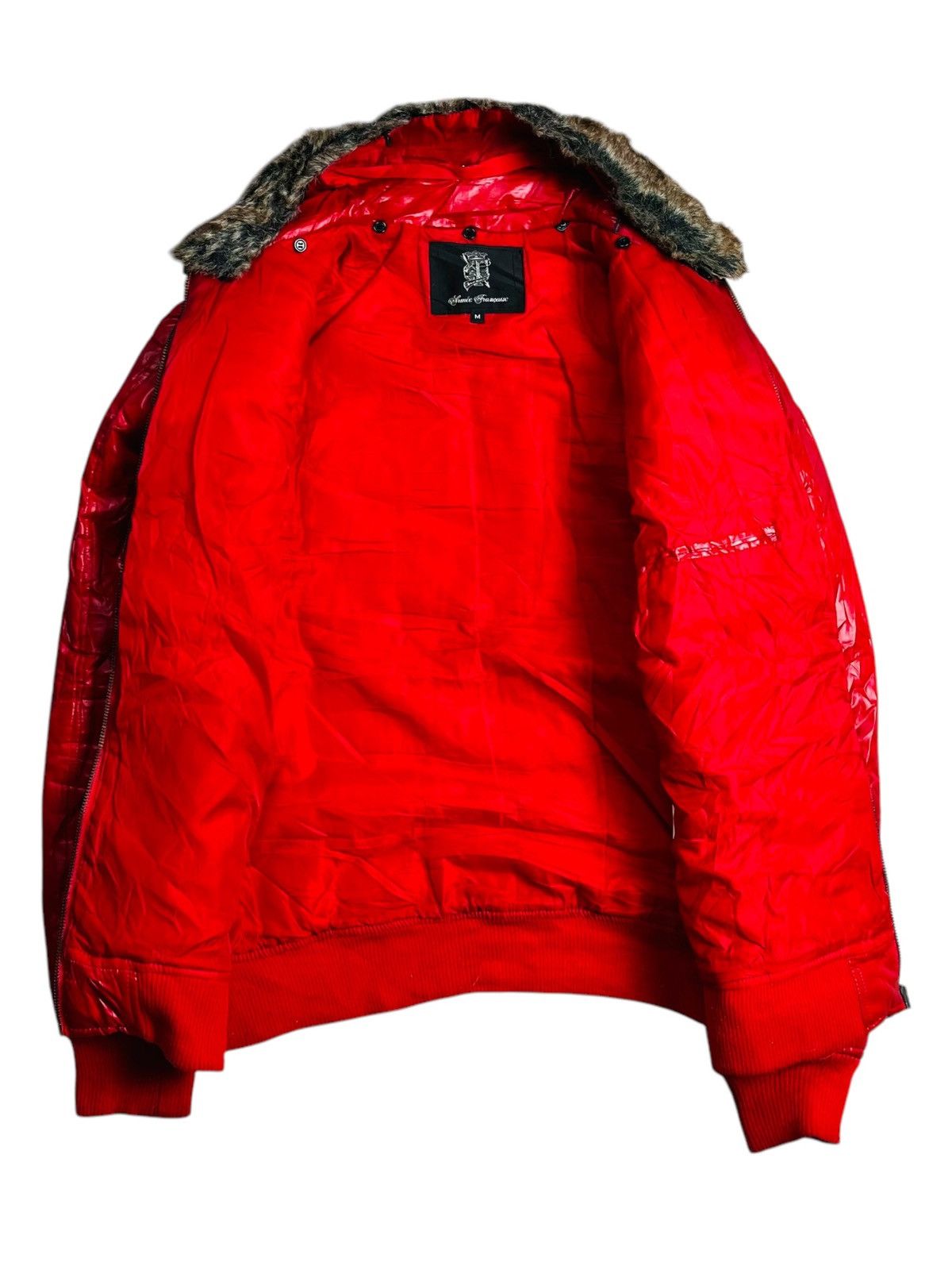 BUFFALO BOBS 2000s Armee Franquise - Vkei Style Trim Fur Puffer Jacket Size US M / EU 48-50 / 2 - 7 Thumbnail