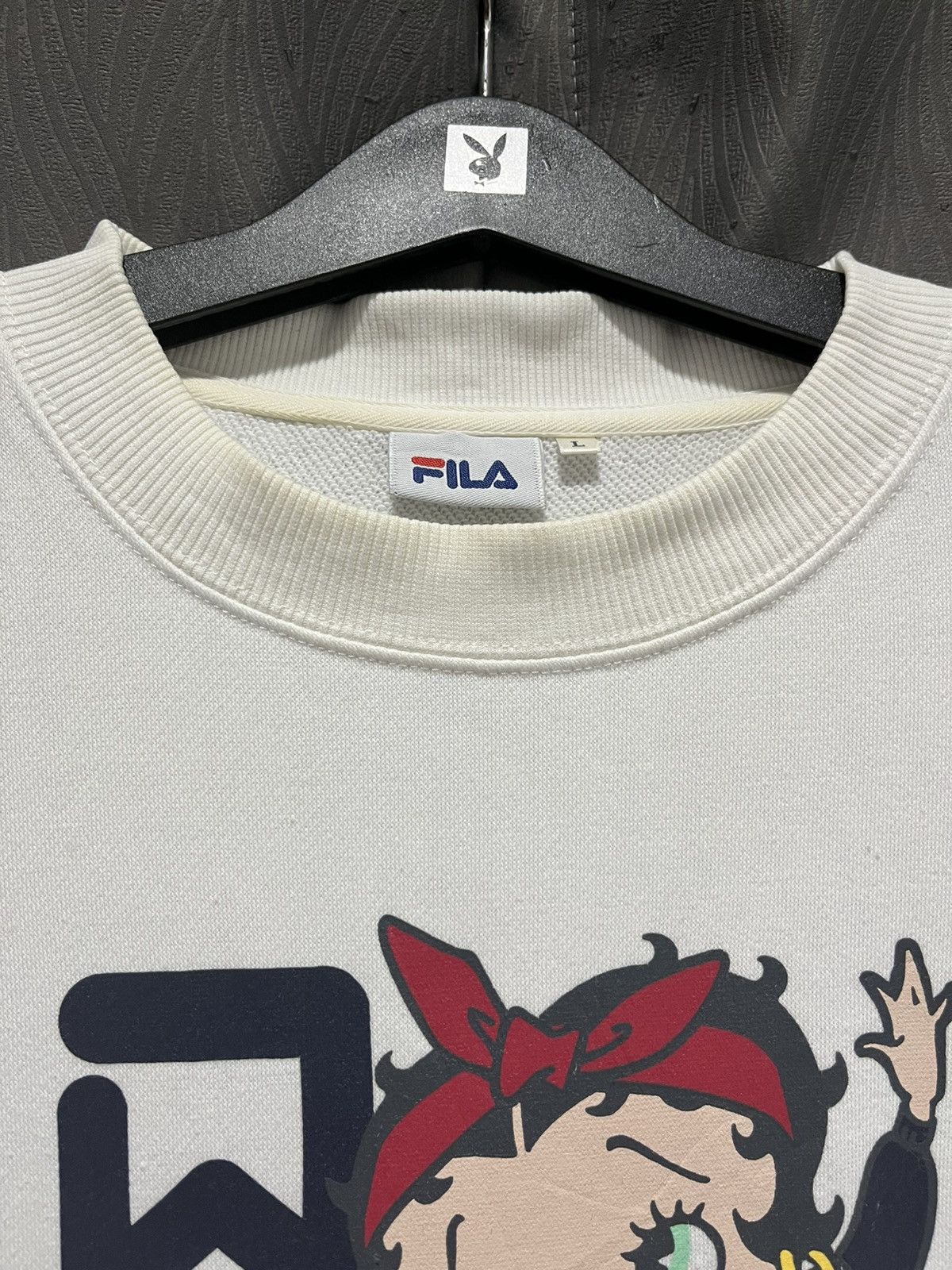 Anime × Fila Betty Boop X Fila Sweatshirt Pullover Jumper Size US L / EU 52-54 / 3 - 6 Thumbnail