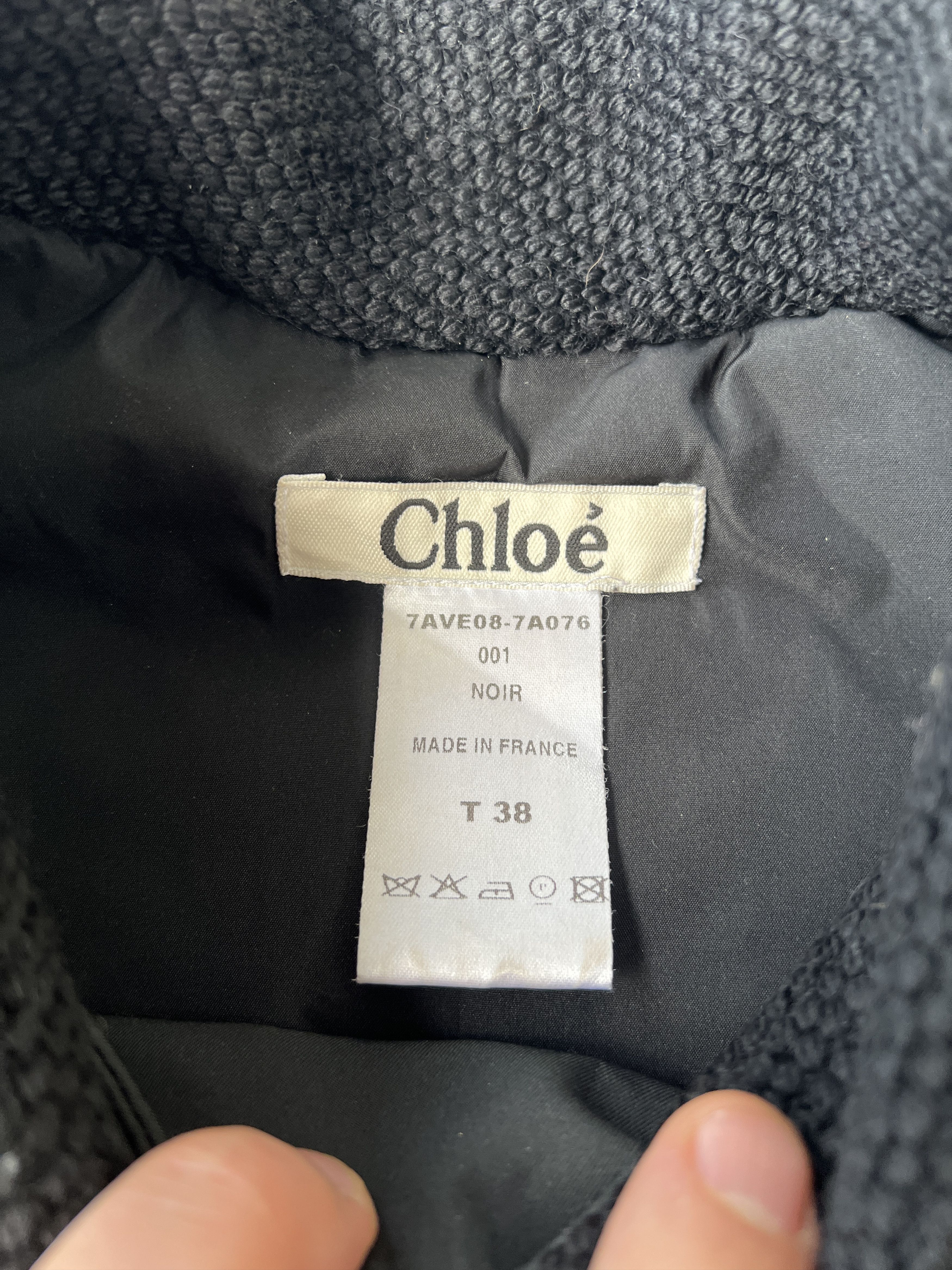 Chloe Chloe Wool Coat Size S / US 4 / IT 40 - 3 Thumbnail