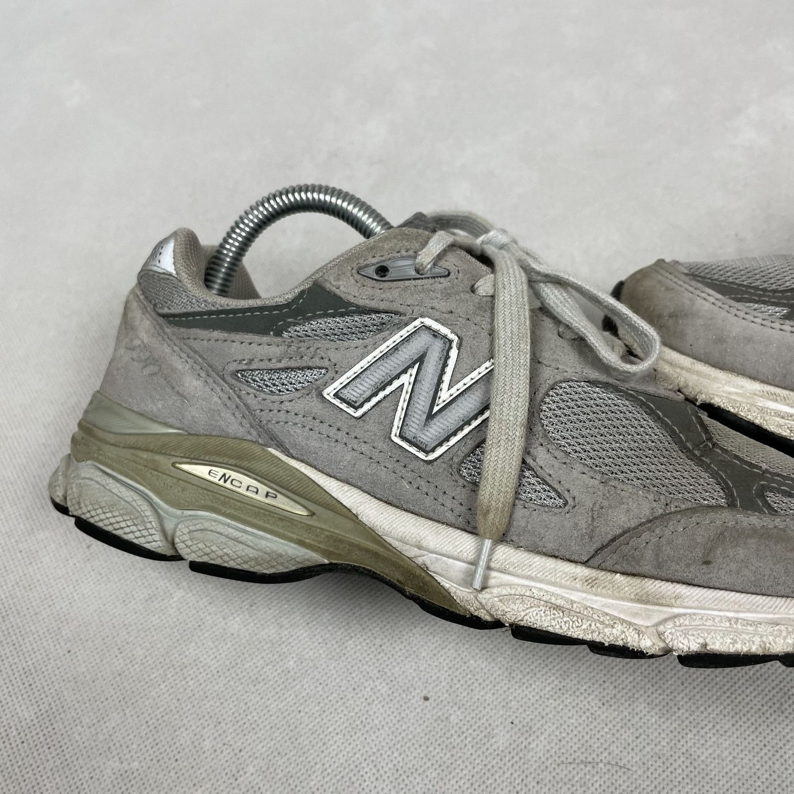 New Balance New Balance Gray Leather Lace Up Athletic Sneaker Shoes Size US 6 / IT 36 - 7 Thumbnail
