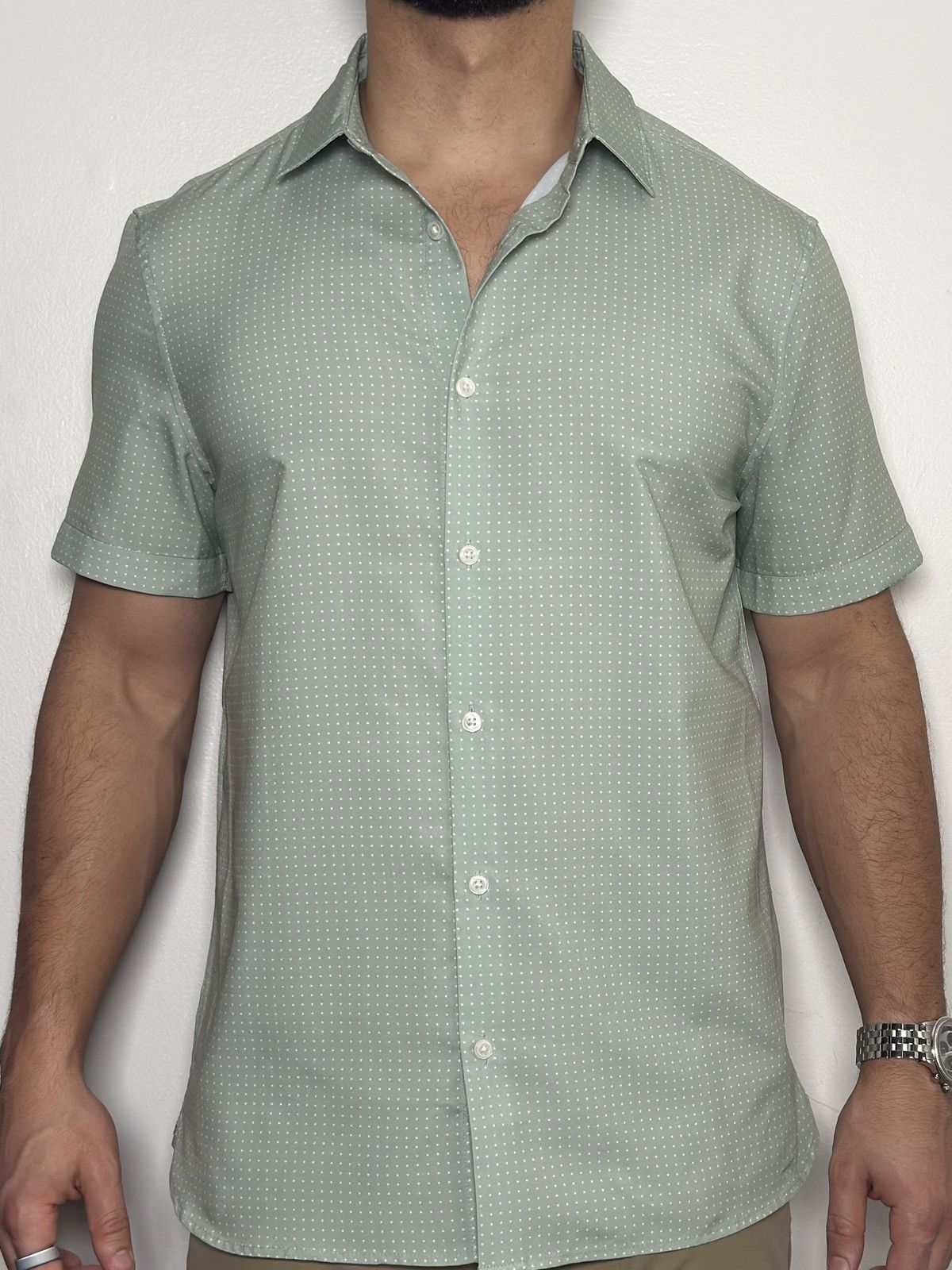 Perry Ellis Perry Ellis Short Sleeve Button Up Size US M / EU 48-50 / 2 - 3 Thumbnail