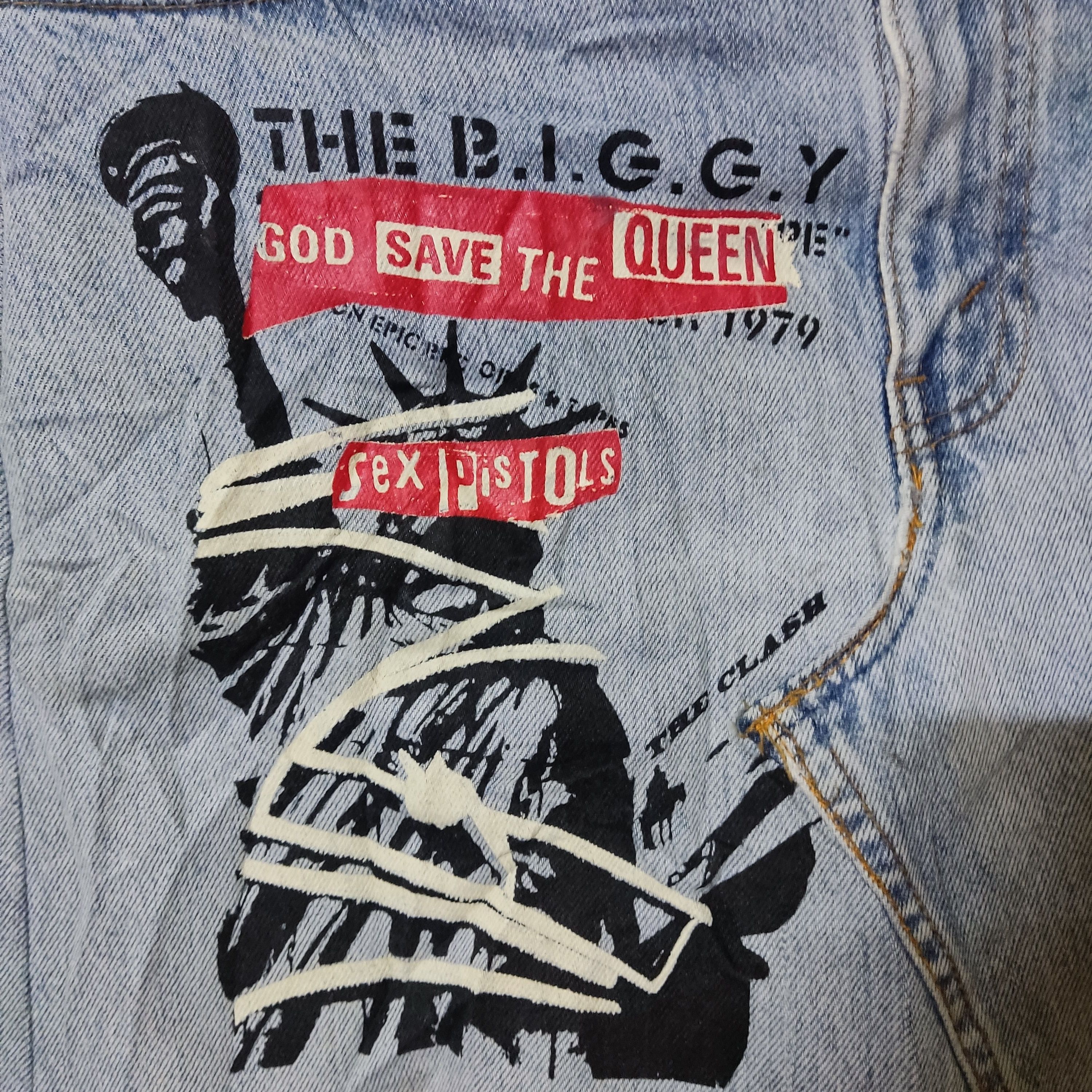 Levi's Levis Mini Skirt punk Size 32" / US 10 / IT 46 - 5 Thumbnail