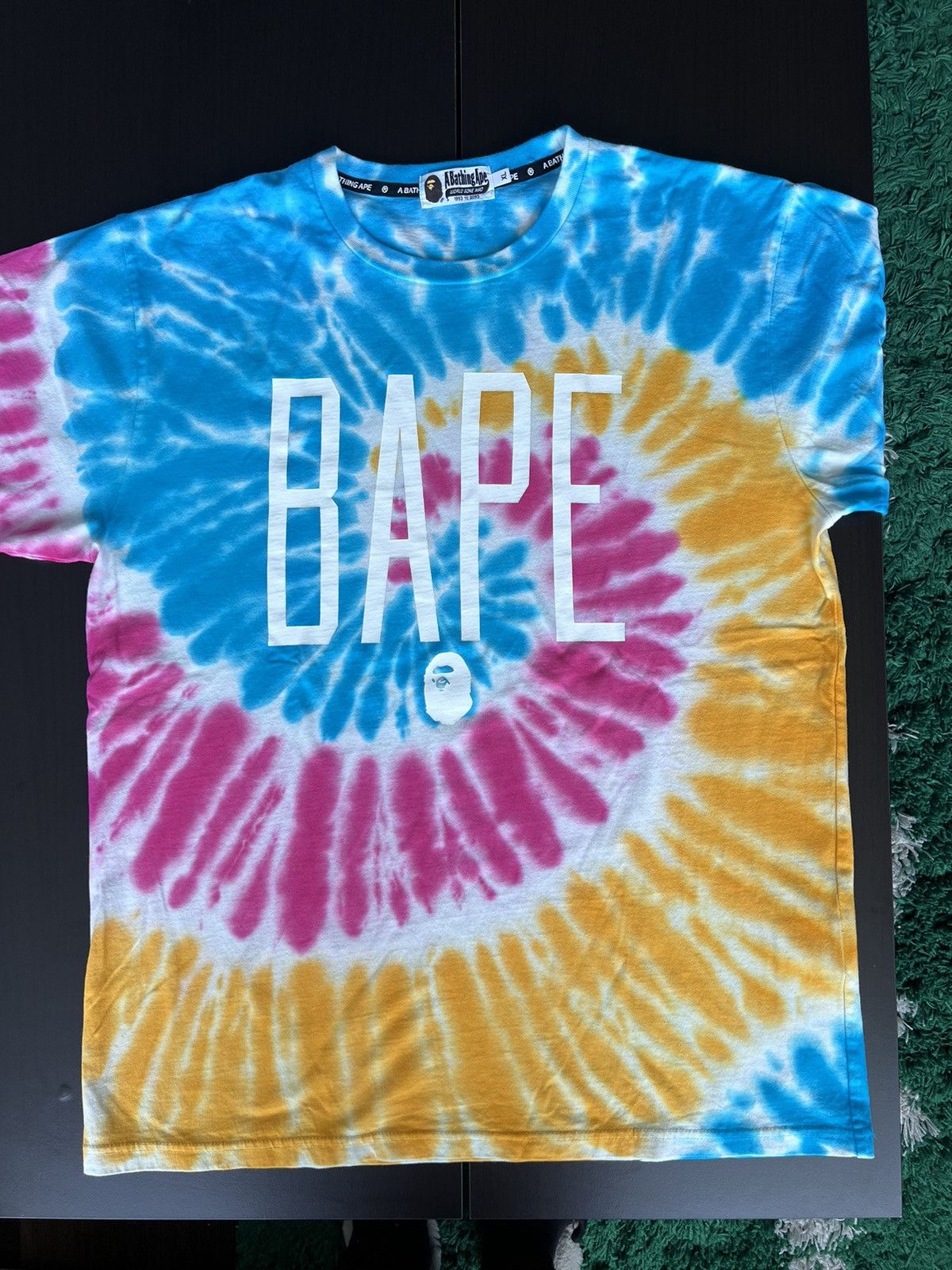 Bape Bape Tie Dye tee Size US XL / EU 56 / 4 - 1 Thumbnail