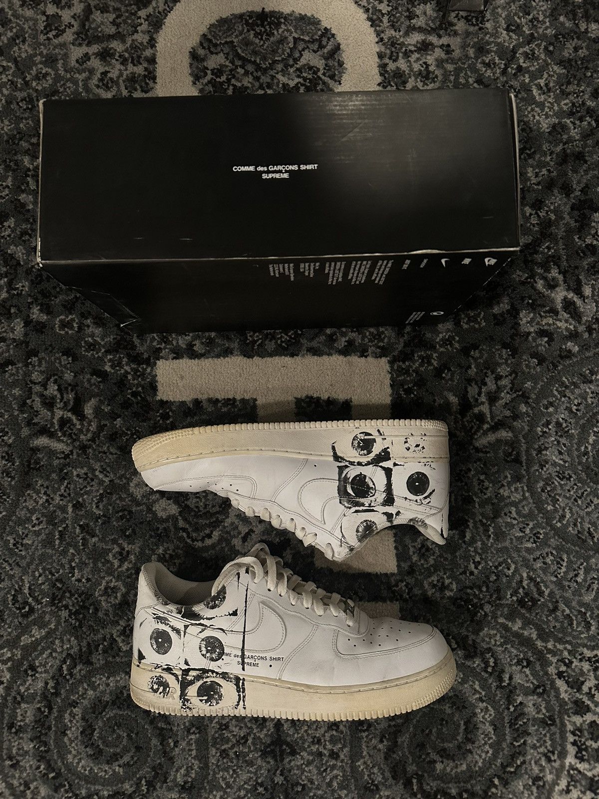 Commes Des Garçons Nike Supreme 'eyes' Air Force