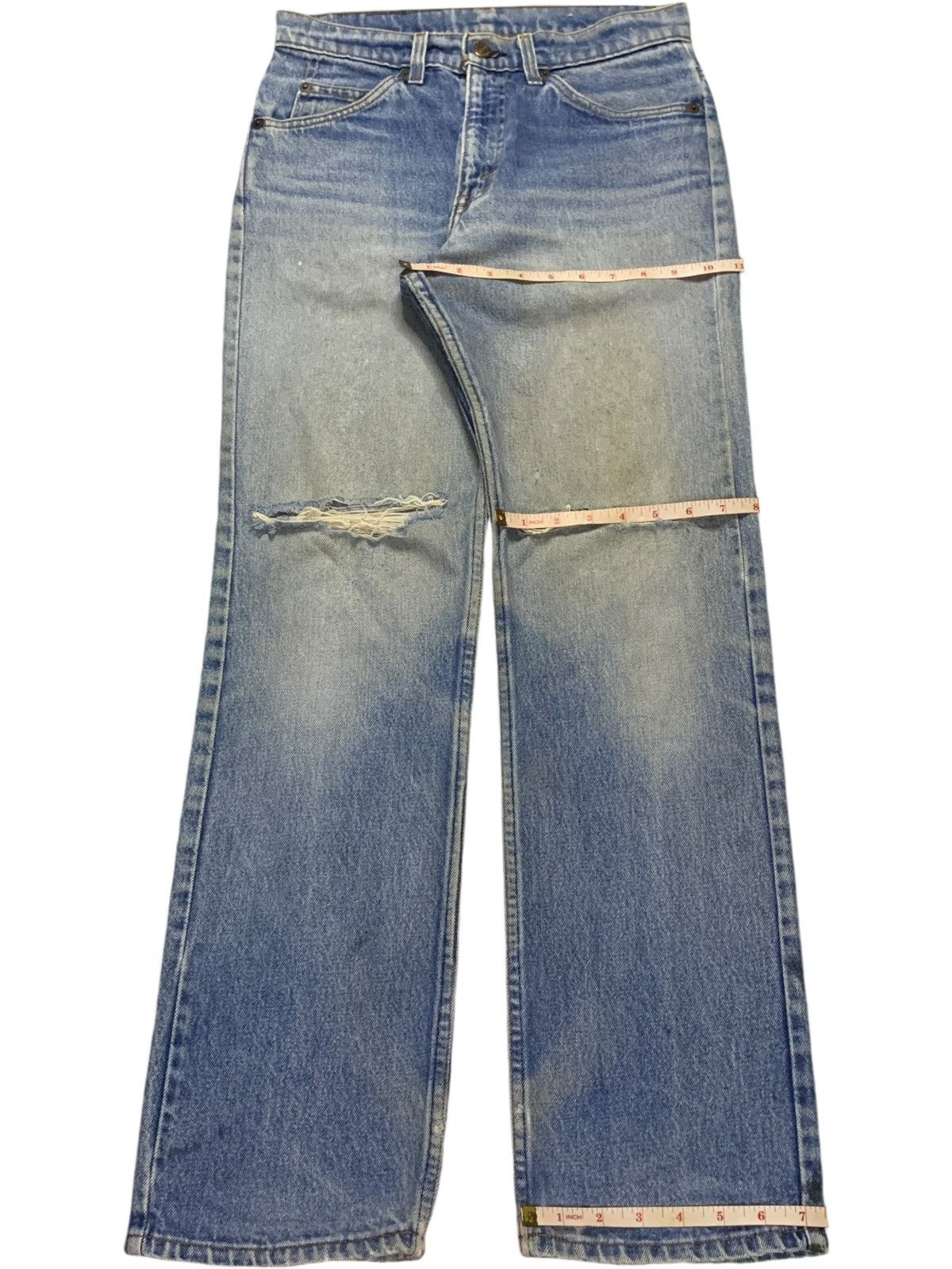Levi's × Levi's Vintage Clothing Vintage 80s Levis 509 Orange Tab Distressed Mud Wash Jeans Size US 29 - 12 Thumbnail