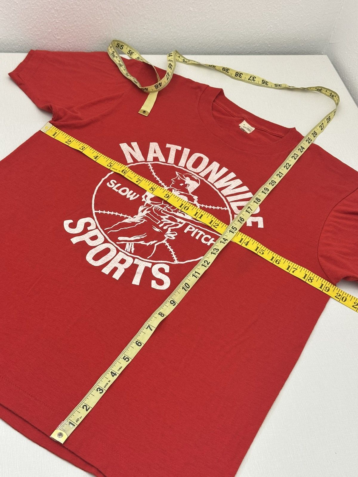 Vintage Vintage 80s Slowpitch Tee Single Stitch 1980’s Screen Stars Size US L / EU 52-54 / 3 - 7 Thumbnail