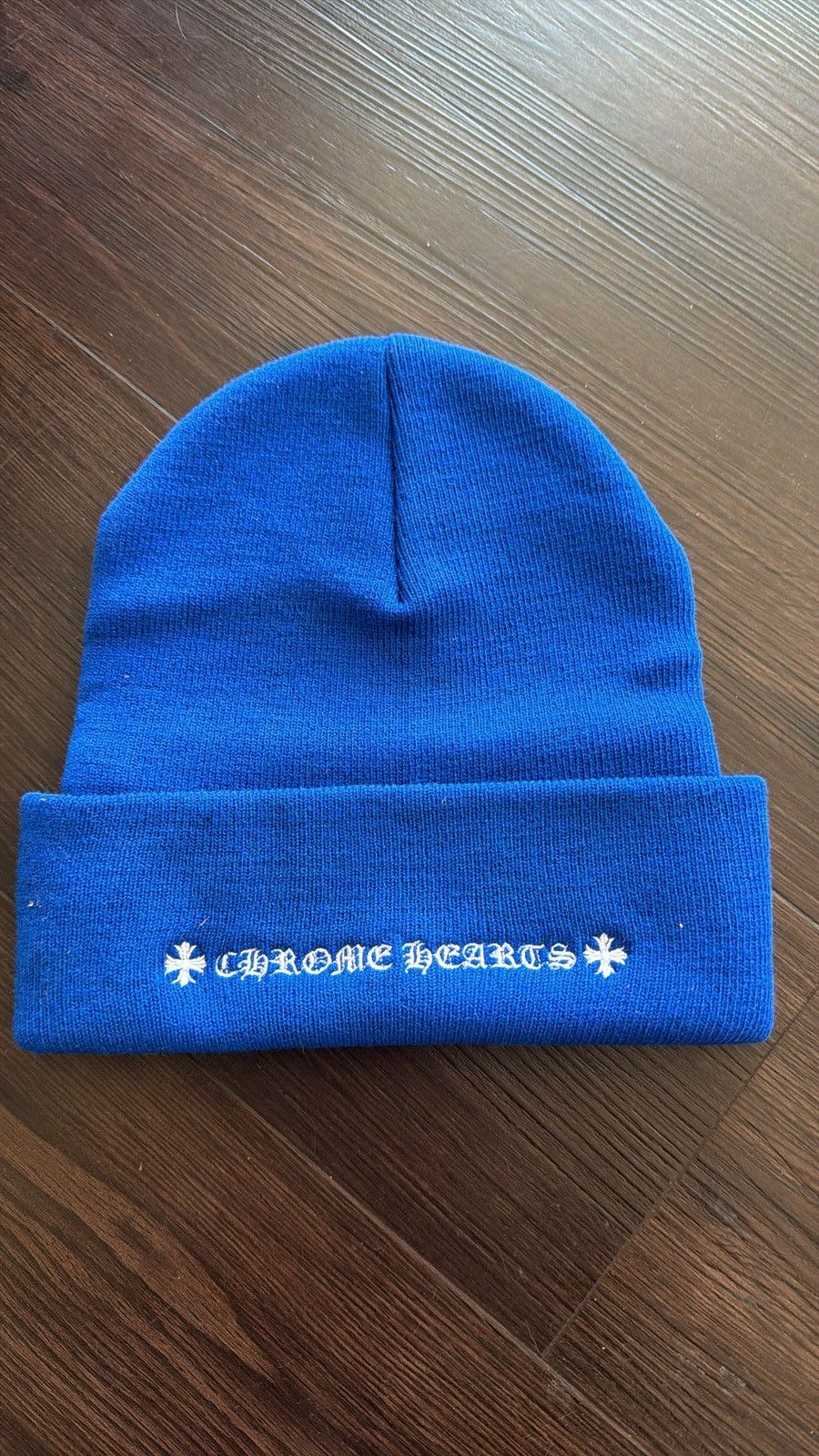 Chrome Hearts Chrome Hearts Blue White CH Beanie Size ONE SIZE - 2 Thumbnail