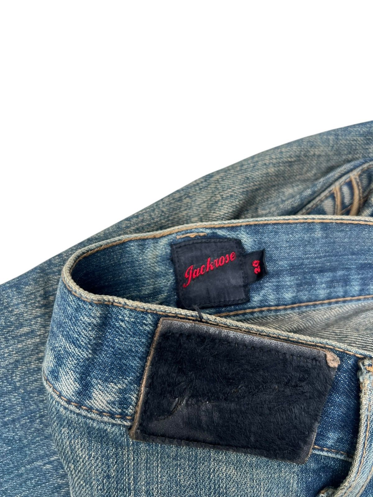 JACKROSE Dirty Mud Trashed Jackrose Rips Denim Claw Mark Flare Jeans Size US 30 / EU 46 - 20 Thumbnail
