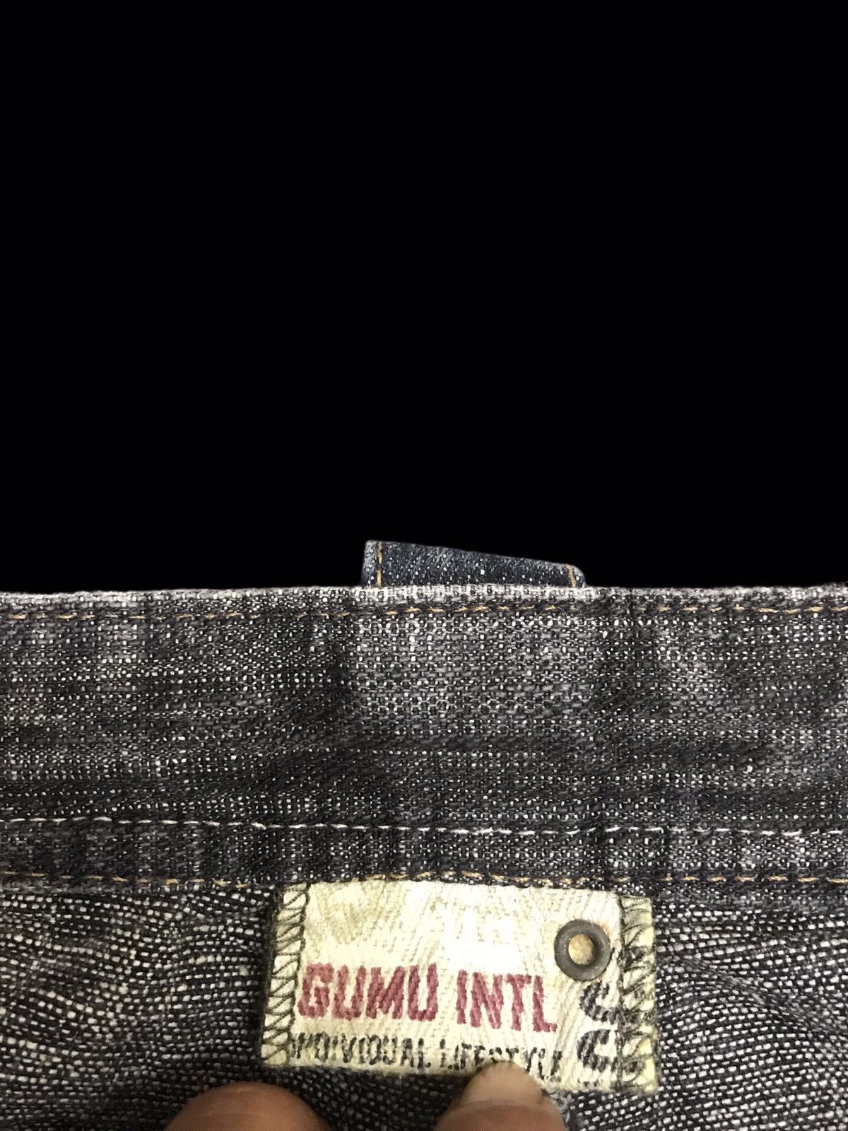 Designer 💥DOUBLE WAIST💥GUMU INT Double Waist Multipocket Punk Denim Size US 30 / EU 46 - 12 Thumbnail