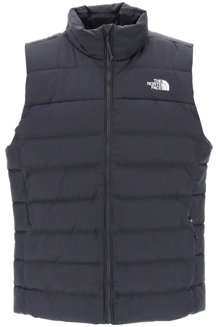 image of The North Face O1S22I1N0324 Puffer Vest In Grey, Men's (Size Large)