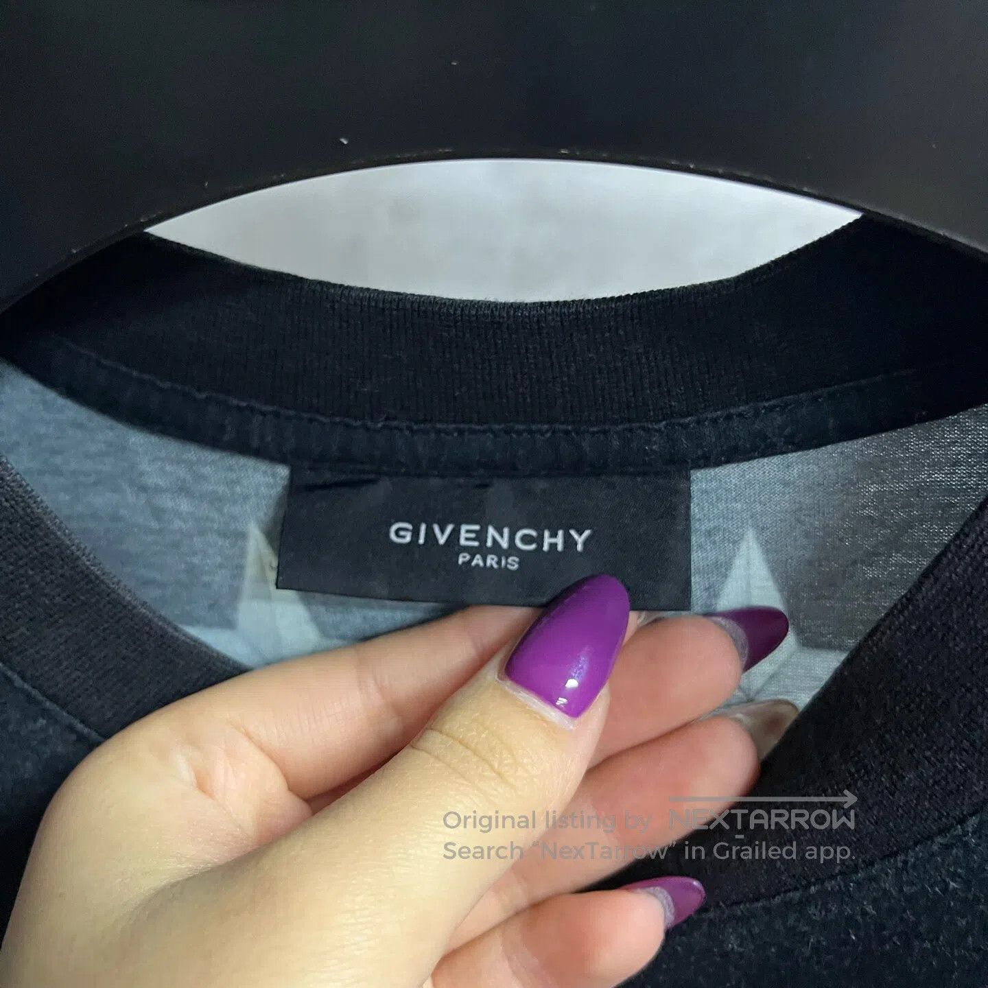 Givenchy Givenchy Dark blue patterned printed round-neck short-slee Size US XXS / EU 40 - 2 Thumbnail
