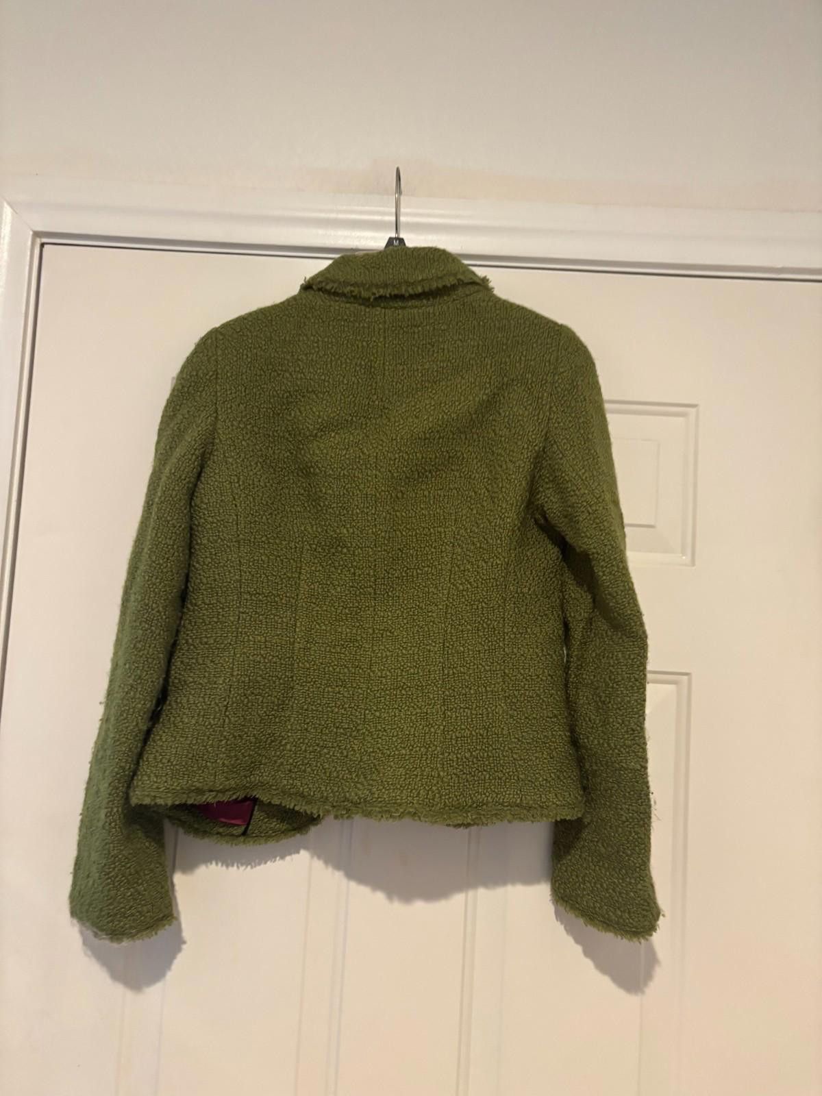 Boden Womens Boden olive green size 6 jacket/coat preloved #235 Size M / US 6-8 / IT 42-44 - 2 Thumbnail