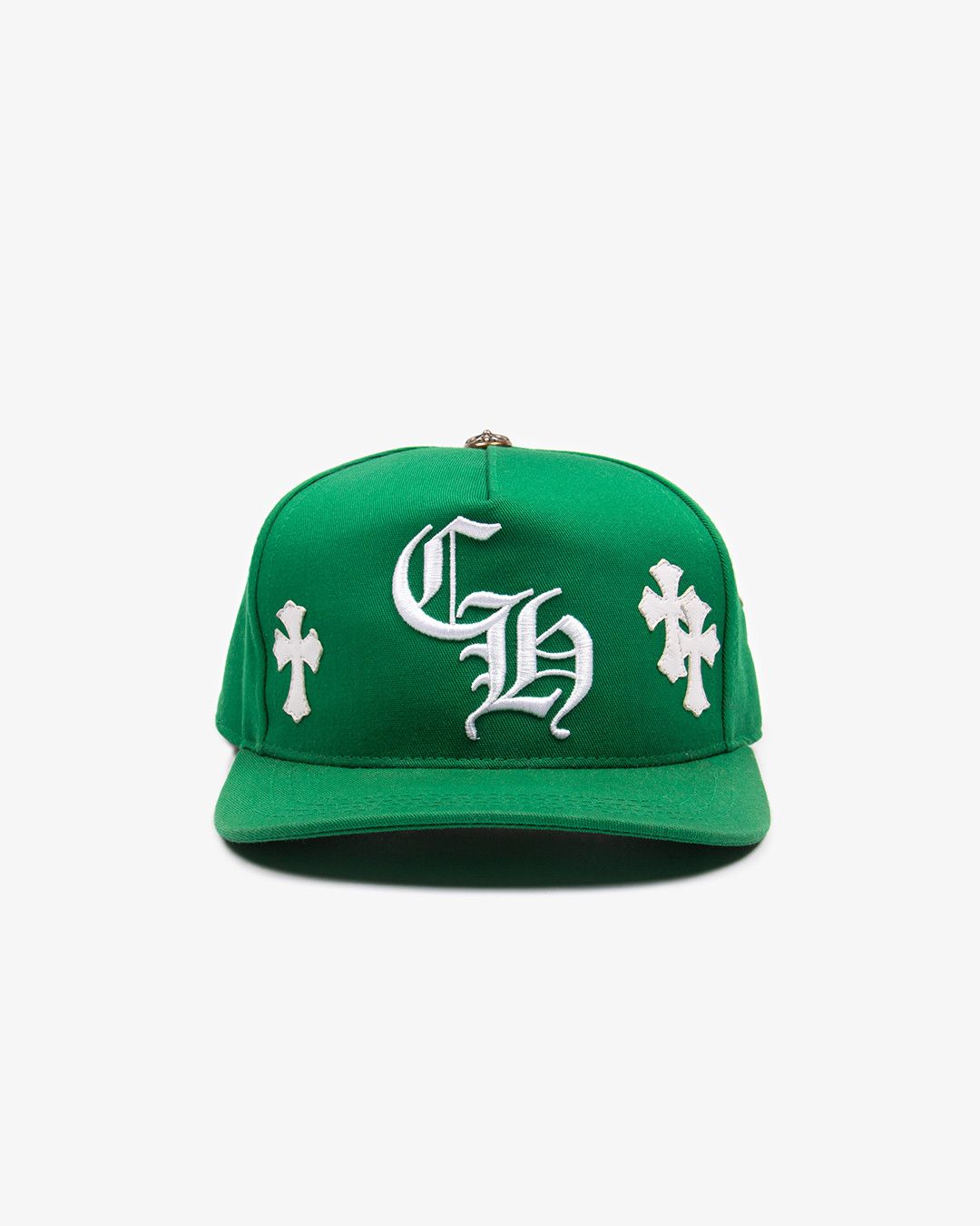 Chrome Hearts CHROME HEARTS GREEN CROSS PATCH BASEBALL HAT | Grailed