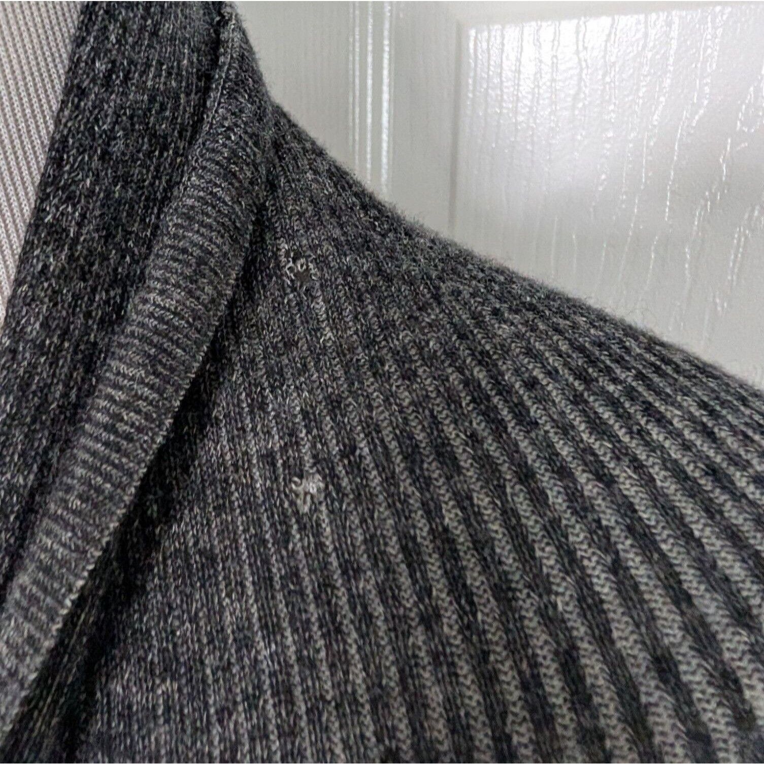 Alice + Olivia Alice + Olivia Draped Cardigan Womens Size Small Gray Wool Size S / US 4 / IT 40 - 3 Thumbnail