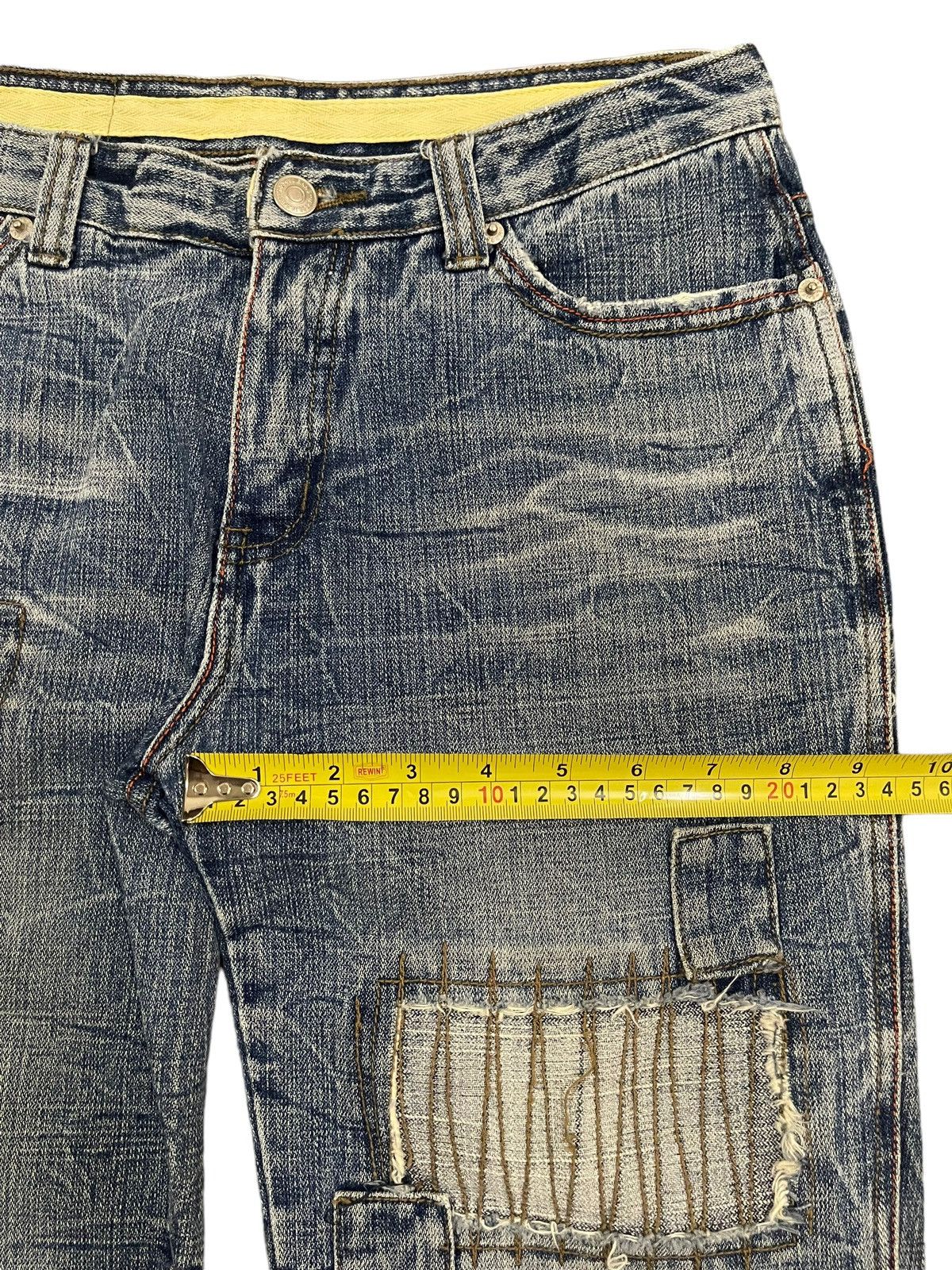 Hysteric Glamour Vintage Japanese Brand Blue Wash Distressed Style Jeans Size US 30 / EU 46 - 13 Thumbnail