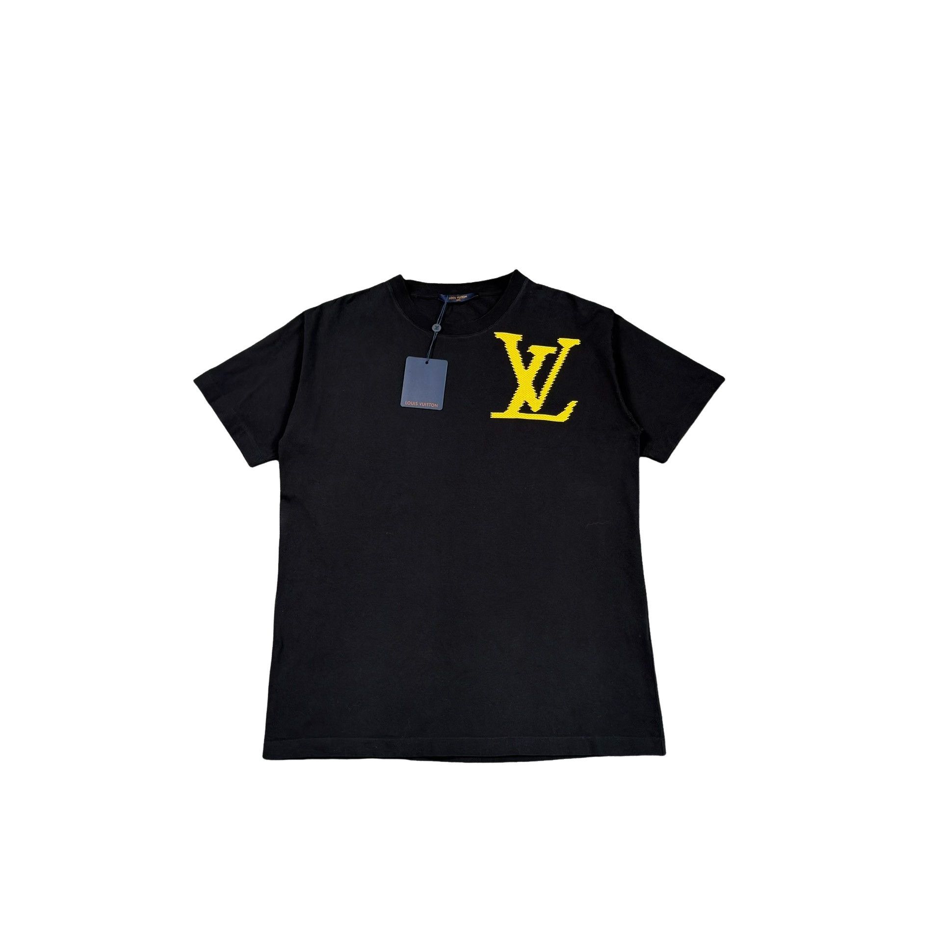 Louis Vuitton Louis Vuitton Black & Yellow Oz Brick Road Logo T