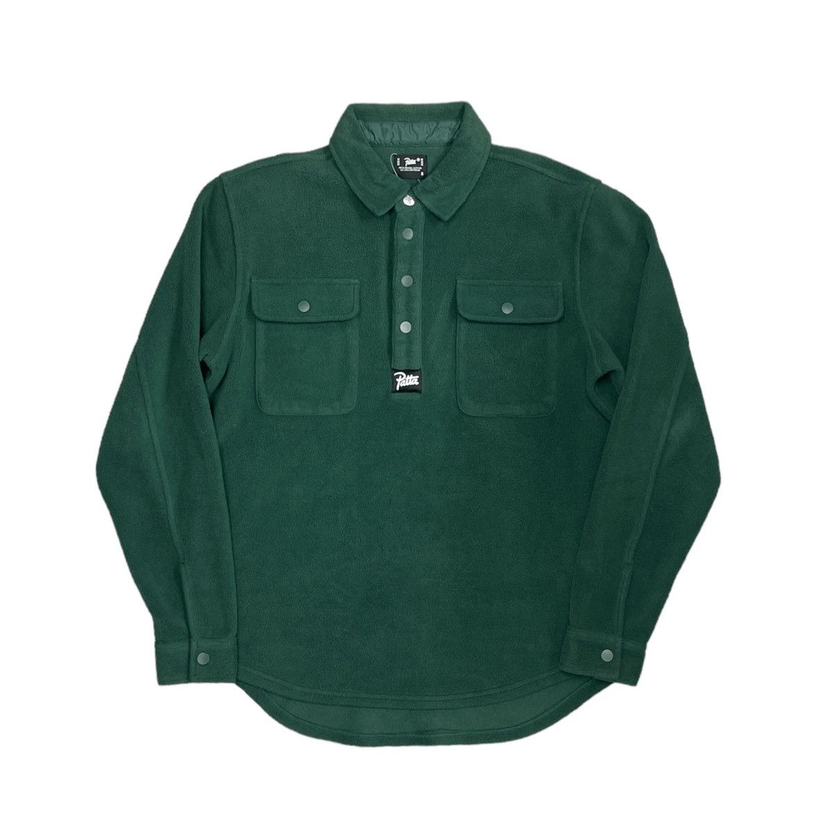 Patta Patta Green Fleece Sweater Size US S / EU 44-46 / 1 - 1 Thumbnail
