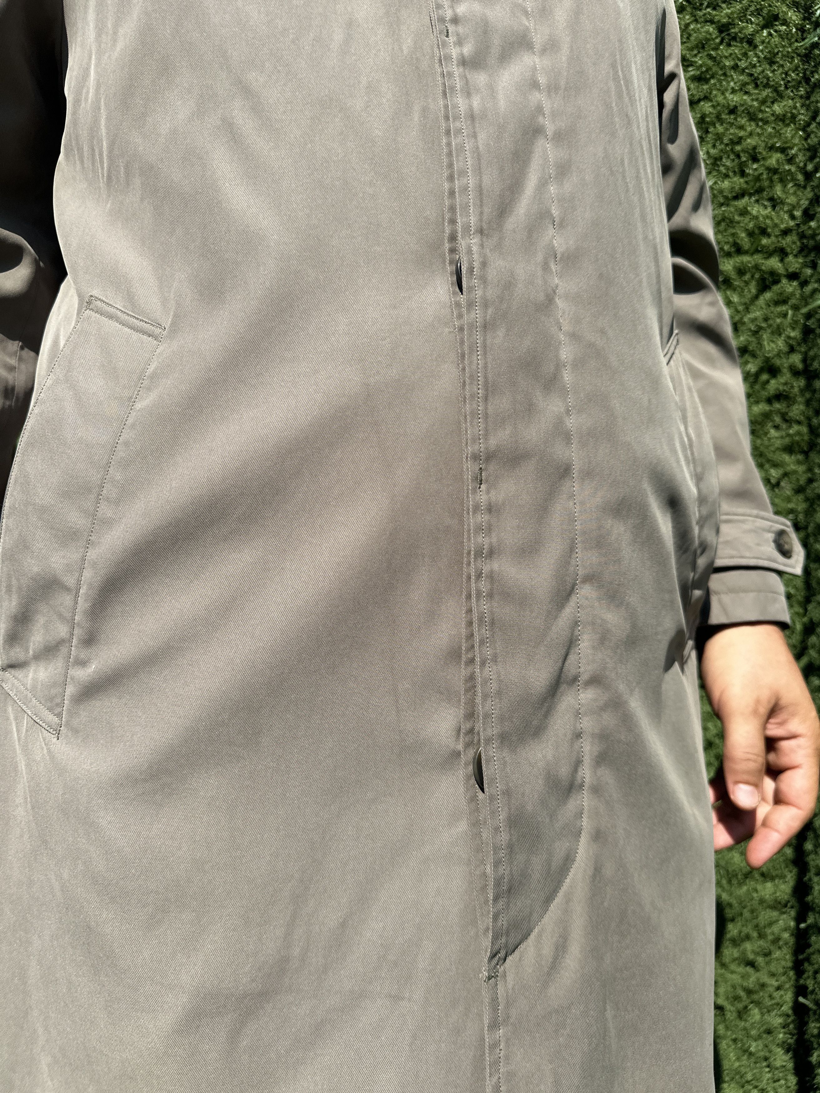 Ermenegildo Zegna Ermenegildo Zegna Prorsum Trench Coat Leather Long Size 48 M Size US M / EU 48-50 / 2 - 12 Thumbnail