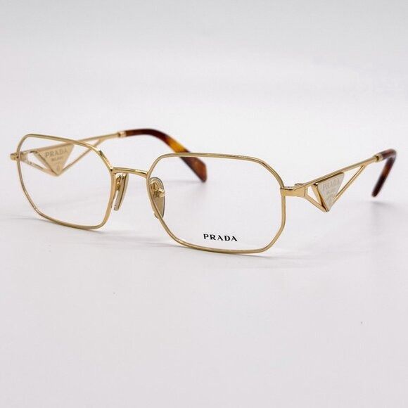 Prada NEW PRADA EYEGLASSES PRA53V 5AK1O1, PR A53V 5AK1O1 GOLD Size ONE SIZE - 2 Thumbnail