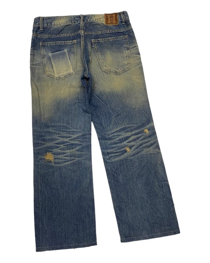 If Six Was Nine 🔥BAGGY DISTRESSED JEANS HBYFIGER BAGGY JEANS Size US 34 / EU 50 - 4 Thumbnail
