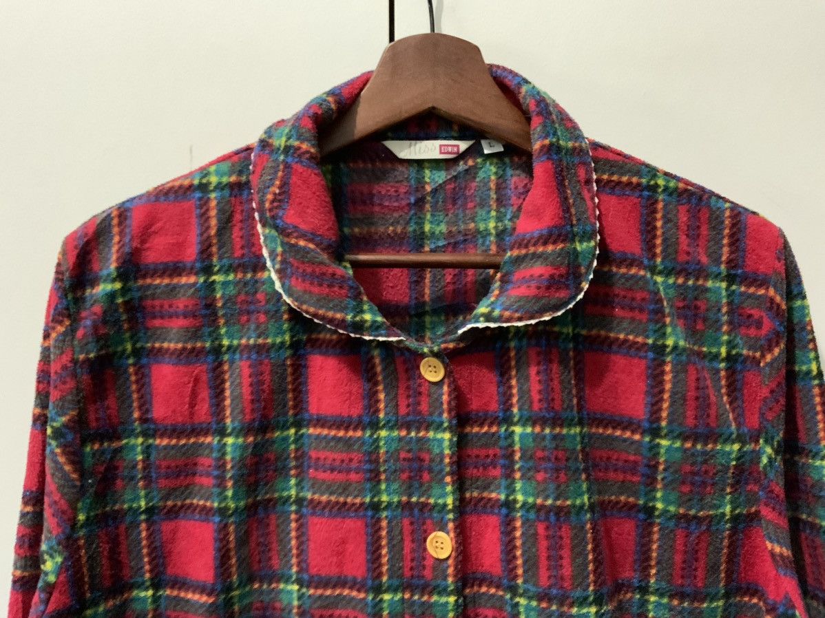 Edwin Miss Edwin Checked Archive Button Up Shirt Size US L / EU 52-54 / 3 - 4 Thumbnail