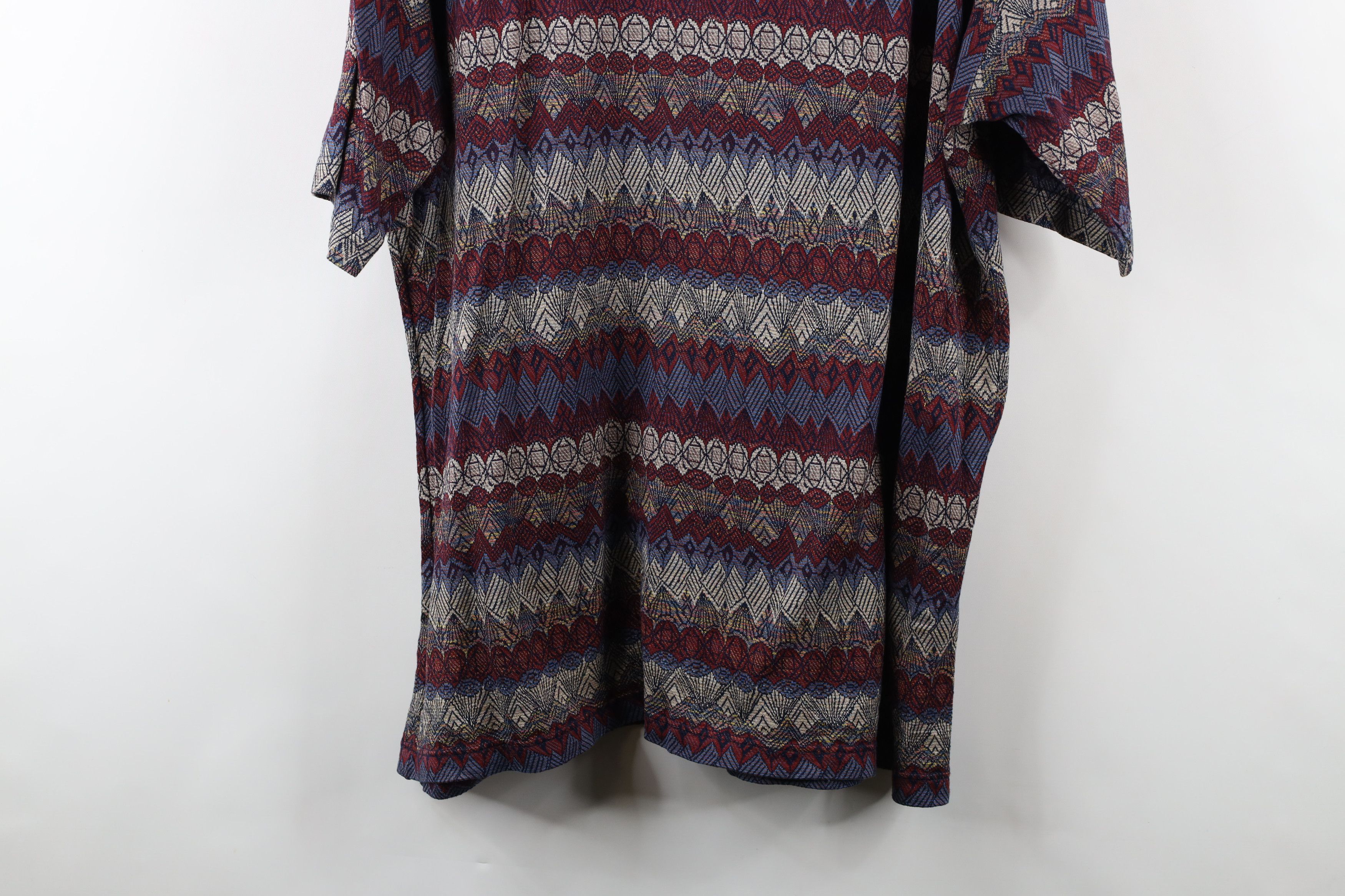 St. Croix × Vintage Vintage 90s St Croix Coogi Style Geometric Knit Polo Shirt Size US L / EU 52-54 / 3 - 10 Thumbnail