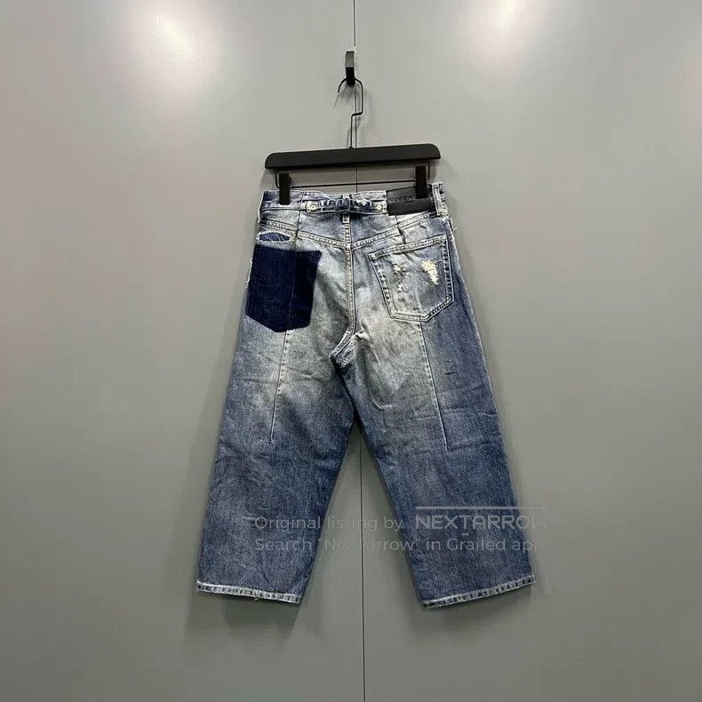 Givenchy Givenchy Logo Destroyed Straight Leg Pants Size US 26 / EU 42 - 2 Thumbnail