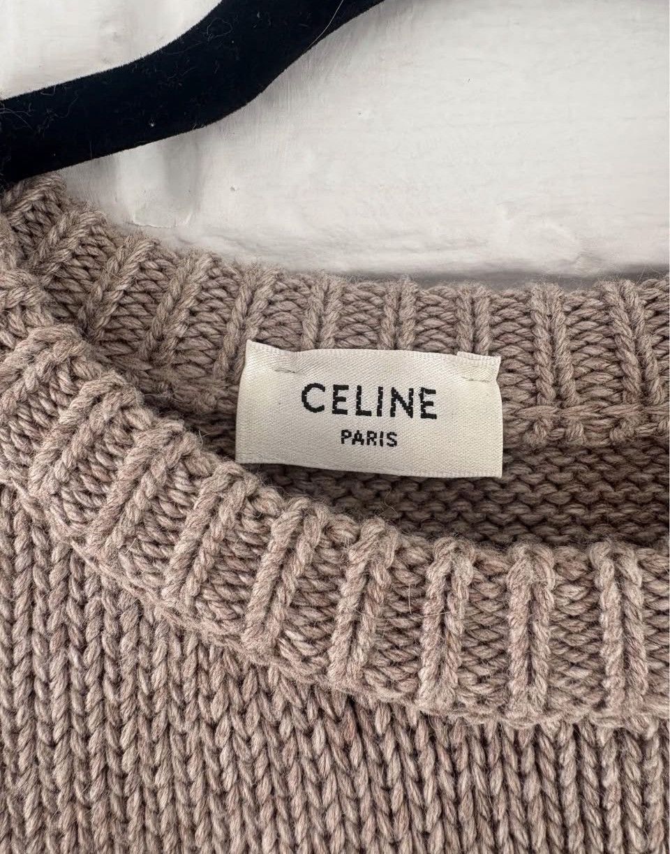Celine Celine Triomphe Knit Sweater Size US M / EU 48-50 / 2 - 4 Thumbnail