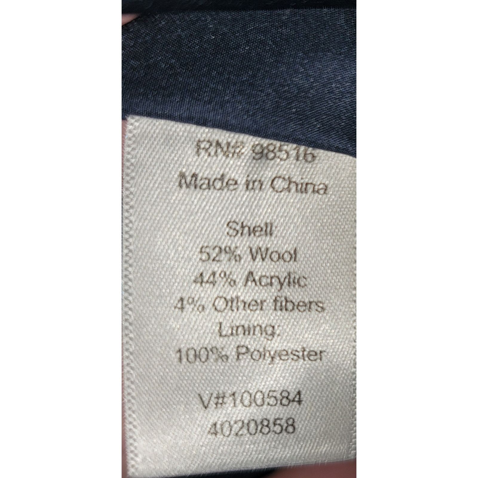 Coldwater Creek Coldwater Creek Blue Silver Open Front Women's Blazer 14 Size XL / US 12-14 / IT 48-50 - 5 Thumbnail