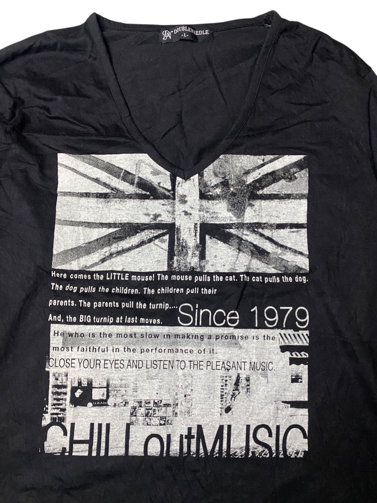 If Six Was Nine 2000's Double Needle Union Jack Longsleeve Size US M / EU 48-50 / 2 - 2 Thumbnail