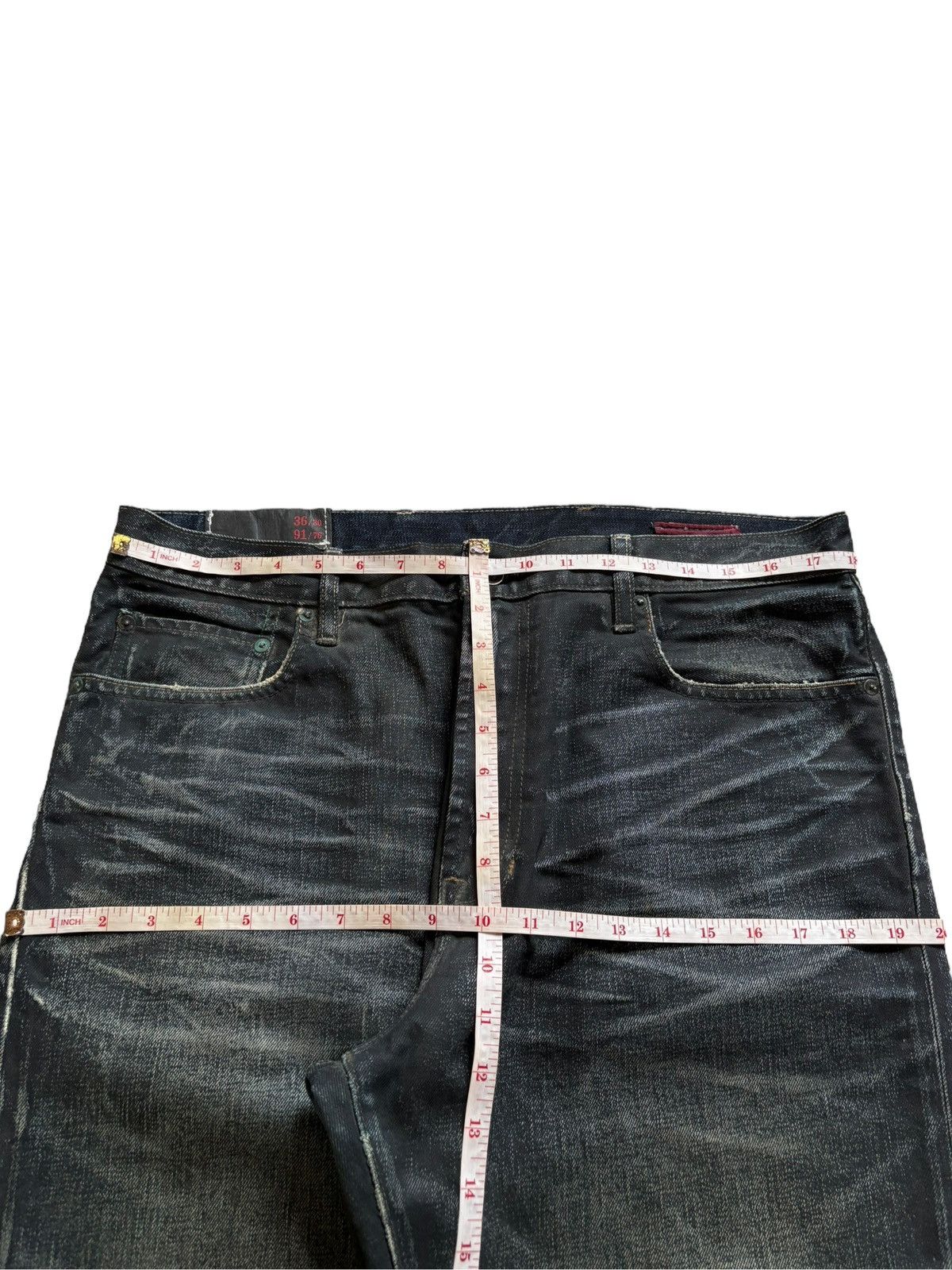Gap Vintage Gap Rusty Mud Wash Distressed Loose Baggy Jeans Size US 36 / EU 52 - 14 Thumbnail