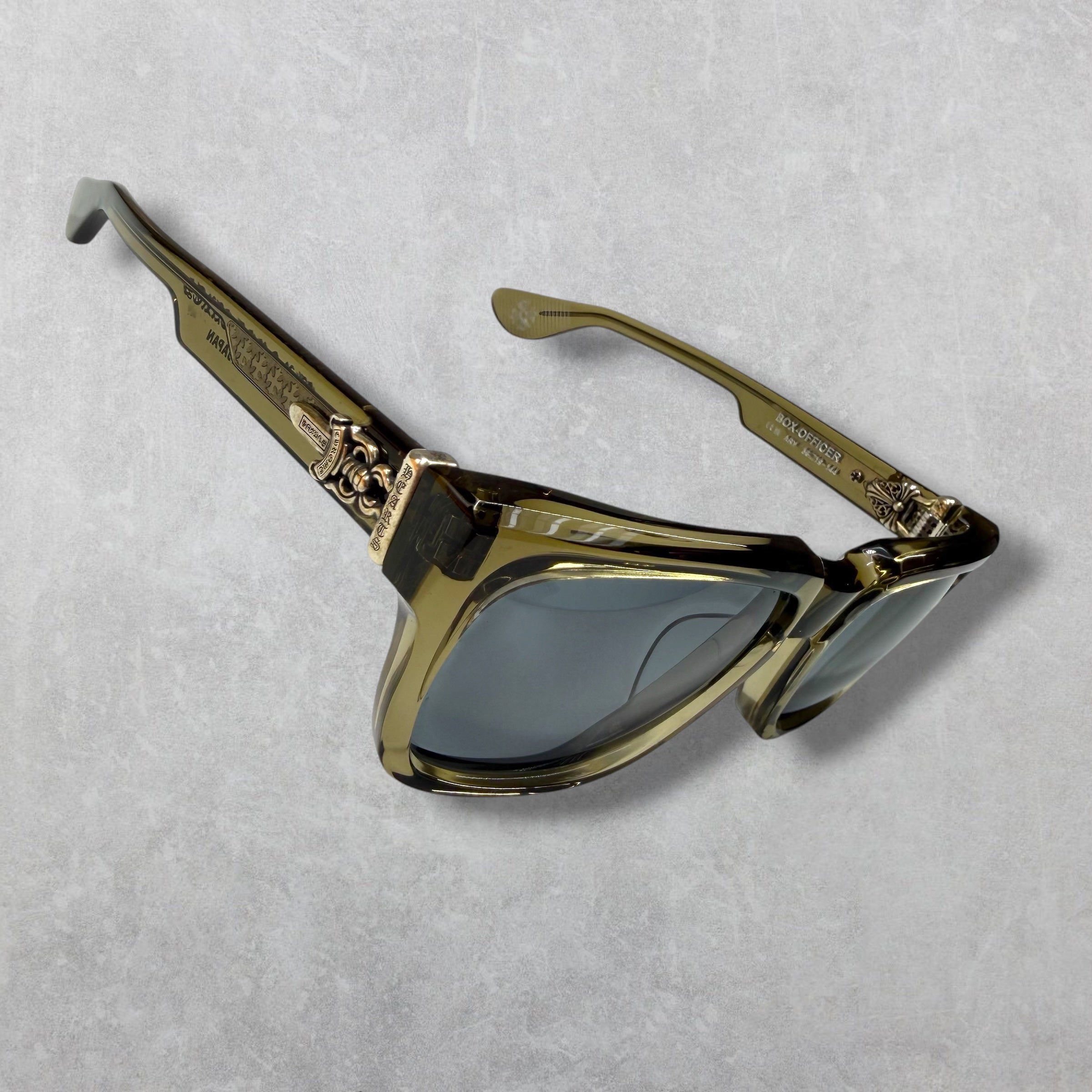Chrome Hearts Chrome Hearts Box Officer Army Sunglasses Size ONE SIZE - 1 Thumbnail